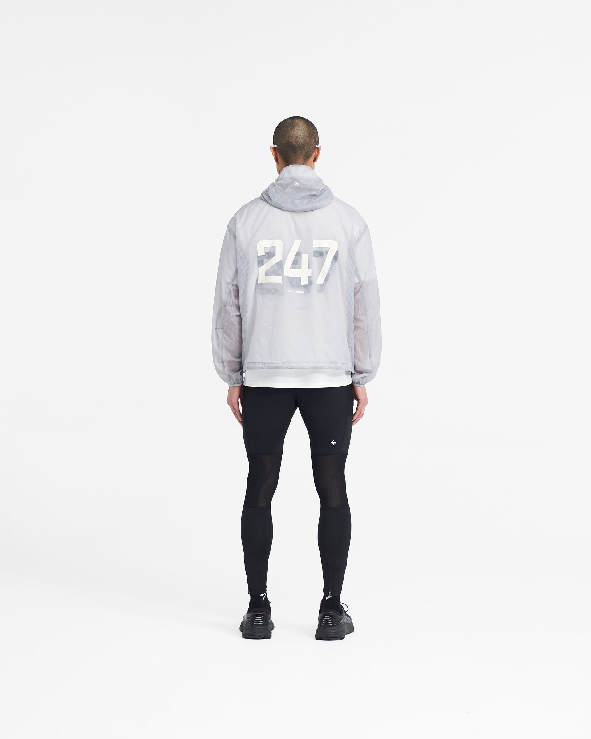 247 Hooded Training Jacket for Men & Women - Lightweight Moonstone Athletic Jacket for Gym, Running & Outdoor Workouts
