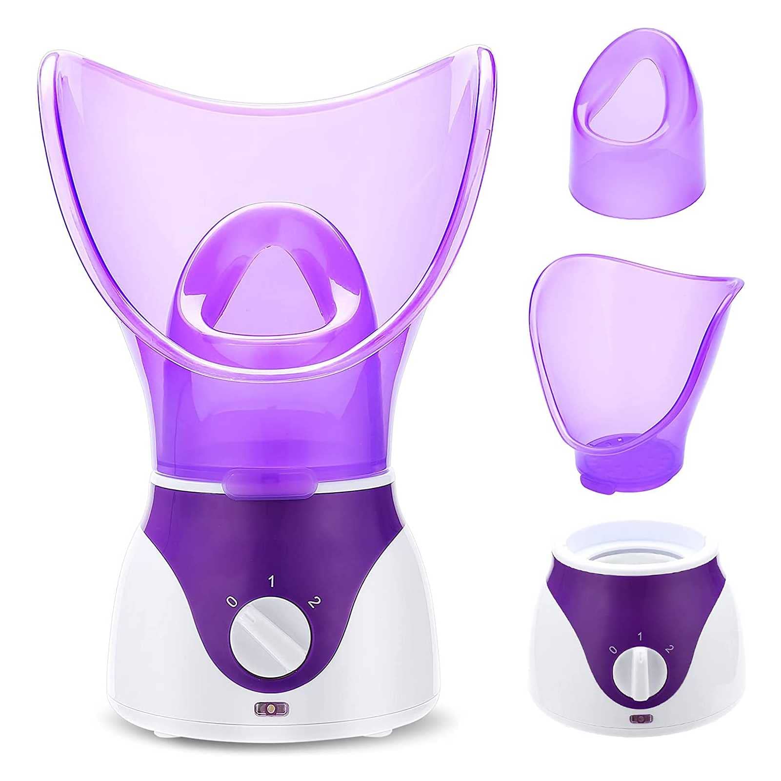 Professional Nano Ionic Facial Steamer for Women & Men - Hot Mist Face Humidifier with Deep Moisturizing, Pore Cleansing & Spa Relaxation - Perfect for Home Spa, Skincare Routine & Beauty Salon Treatments