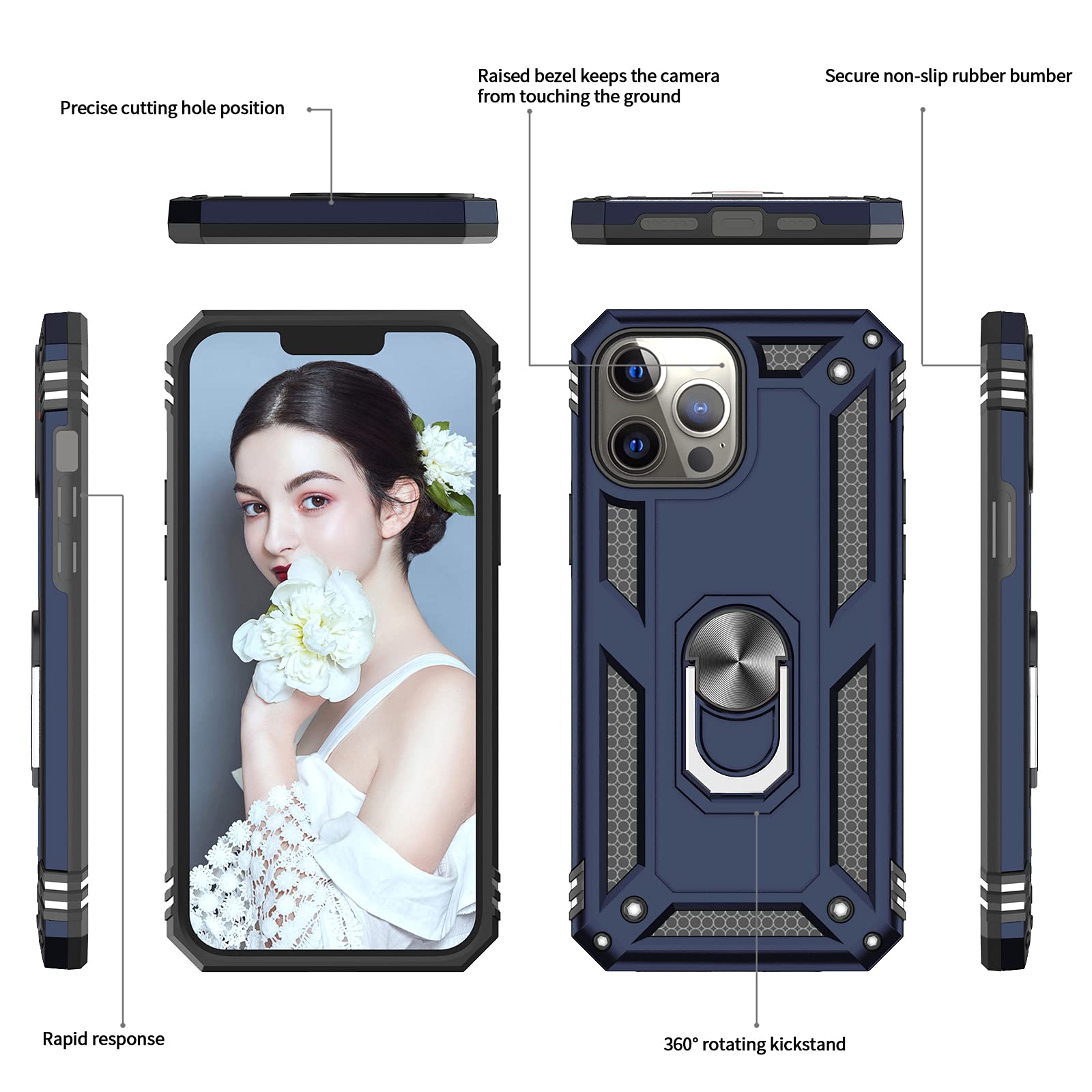 LeYi iPhone 13 Pro Max Case (6.7