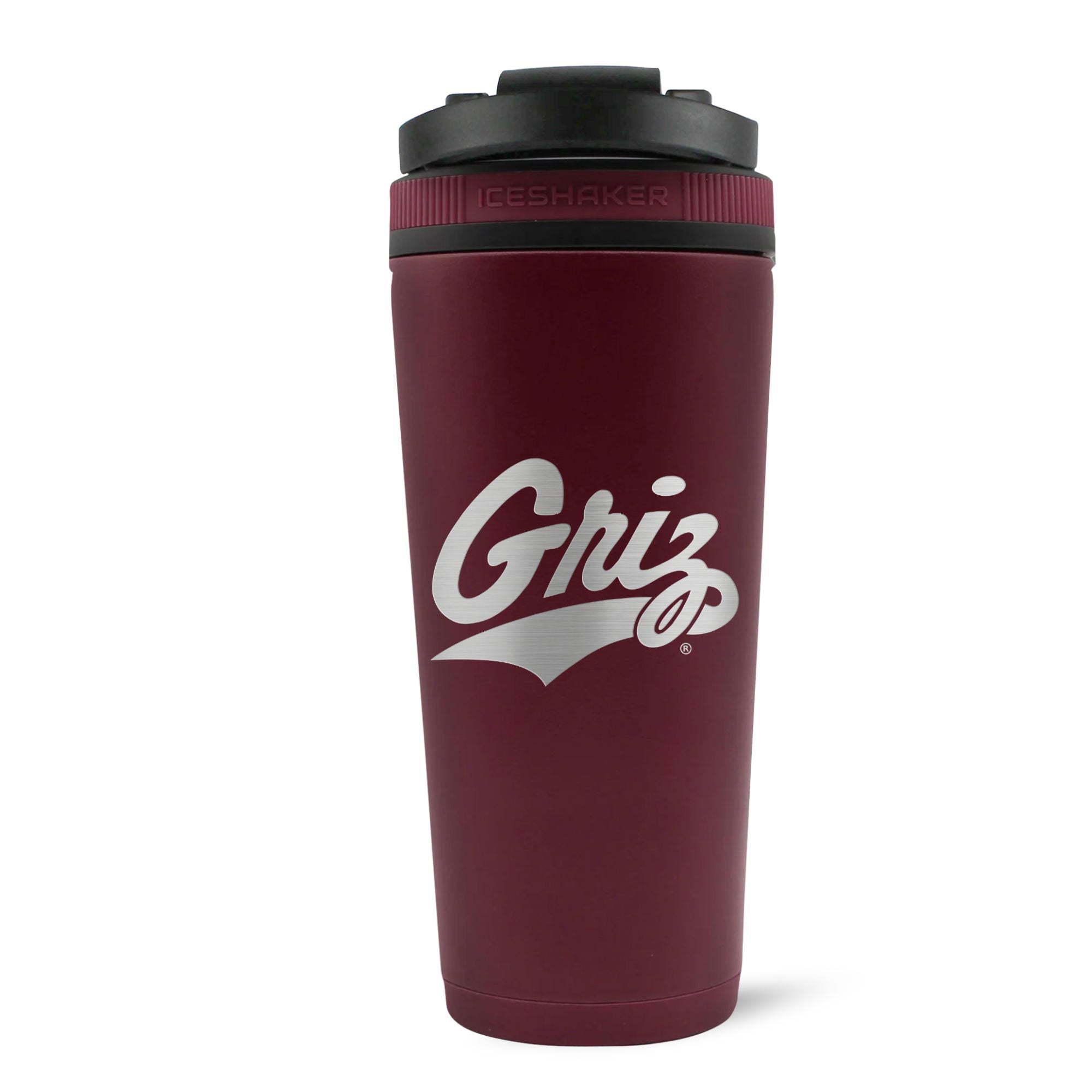 Official University of Montana 26oz Insulated Stainless Steel Water Bottle - Leakproof Shaker Cup for Protein Drinks, Gym & Outdoor Activities