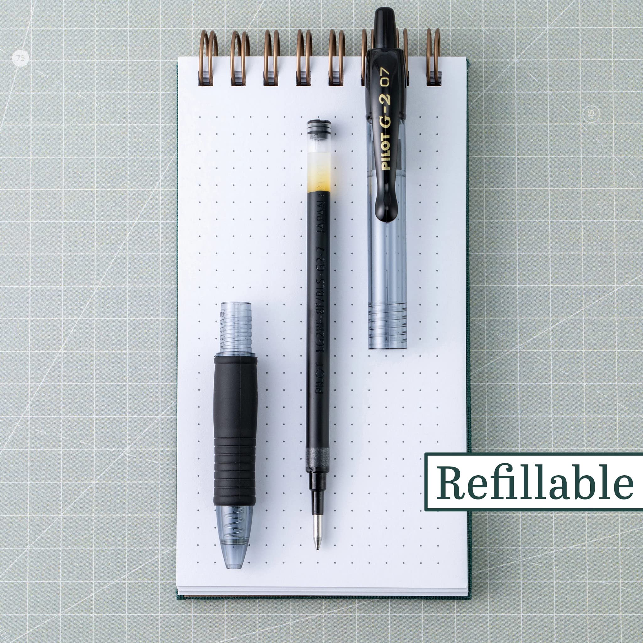 Premium G2 Gel Roller Pens by Pilot - Bold 1mm Point, 8-Pack (Black & Blue) - Perfect for Office, School, Note-Taking & Signature Writing