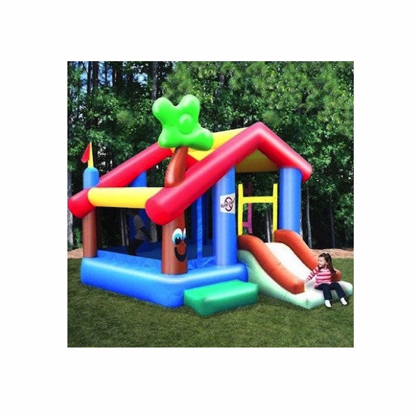 KidWise My Little Playhouse Bouncer - Indoor & Outdoor Toddler Jumping Toy for Kids Ages 2-5 | Fun Playhouse Bouncer Castle for Backyard, Birthday Parties & Playtime