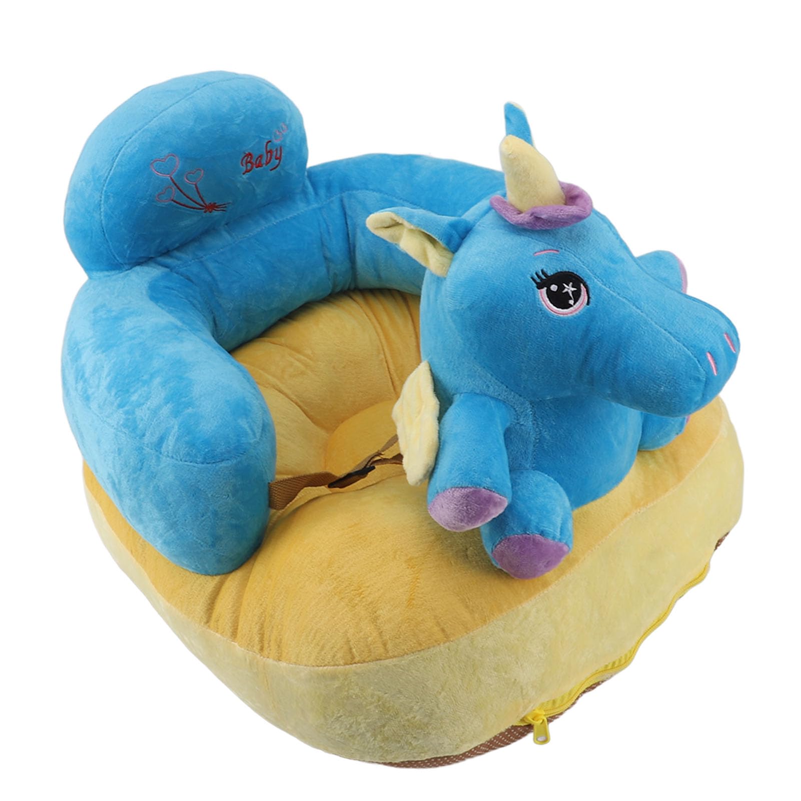 **Baby Support Sofa - Soft Plush Animal-Shaped Cushion for Infant & Toddler Girls - Perfect for Playtime, Nursing & Relaxing at Home**