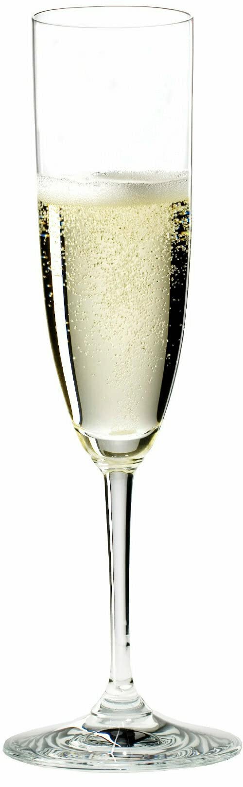 Riedel Vinum Champagne Glasses Set of 4 with Wine Pourer & Polishing Cloth - Premium Crystal Flutes for Champagne, Prosecco & Sparkling Wine - Perfect for Weddings, Parties & Romantic Dinners