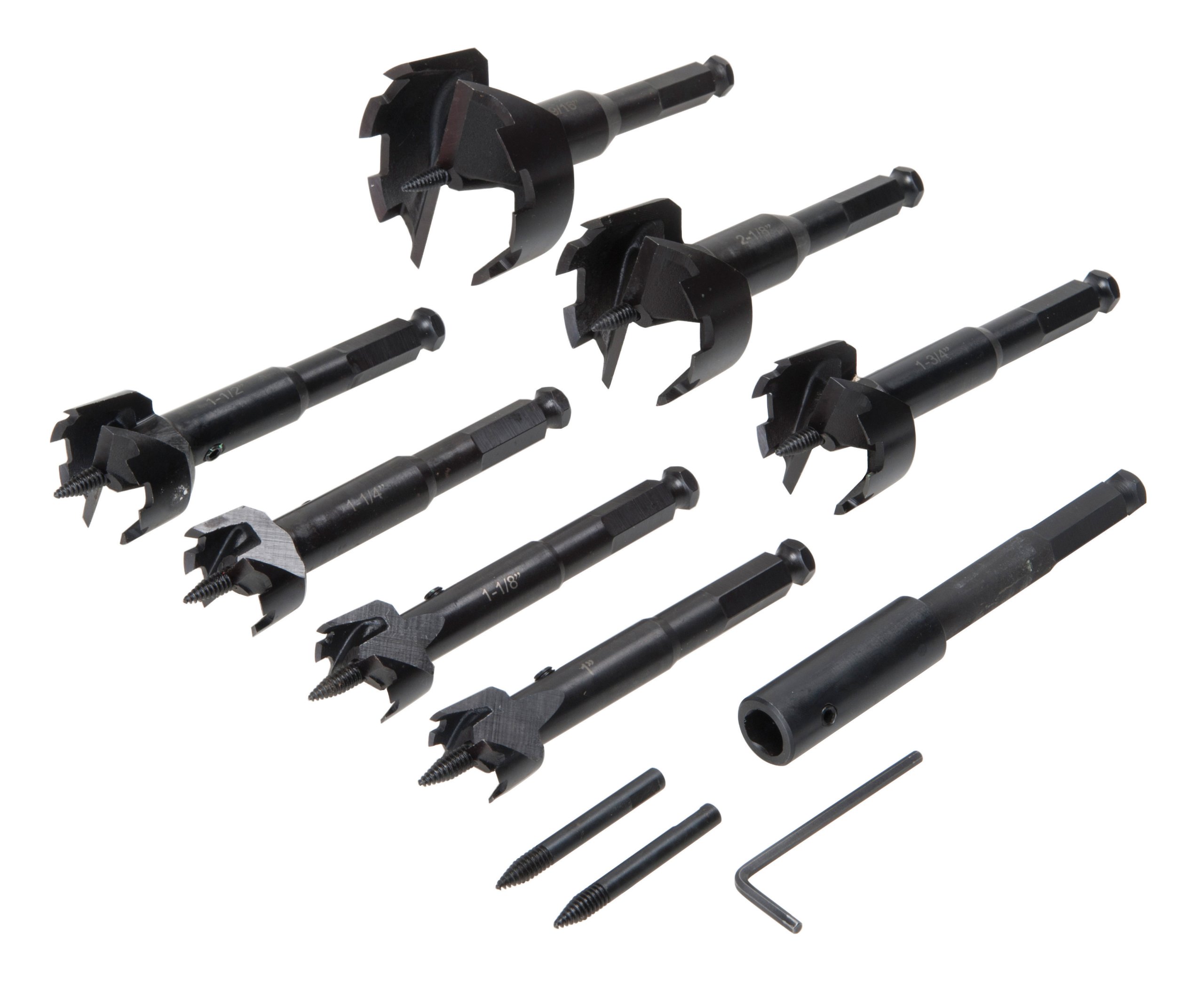 Greenlee 149H2KIT EZ Bore Conduit and Pipe Bit Sets - 7-Piece Kit for Electrical & Plumbing Work | Perfect for Electricians, Plumbers, and DIY Projects