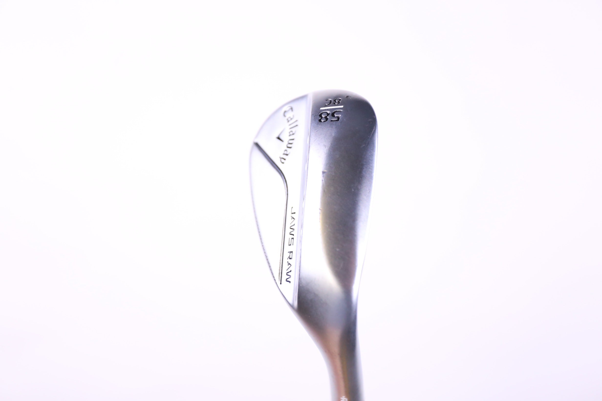 Callaway JAWS Raw Chrome Lob Wedge 58° Stiff Flex Right Handed Golf Club - Perfect for Short Game Shots, Bunker Play & Approach Shots on the Course