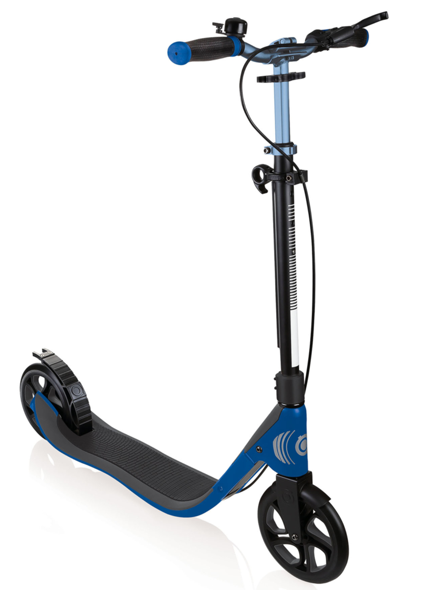 Globber One NL 205 Deluxe 3-Wheel Scooter for Kids - Adjustable Height, Lightweight & Foldable - Perfect for Outdoor Play, Commuting & Neighborhood Rides