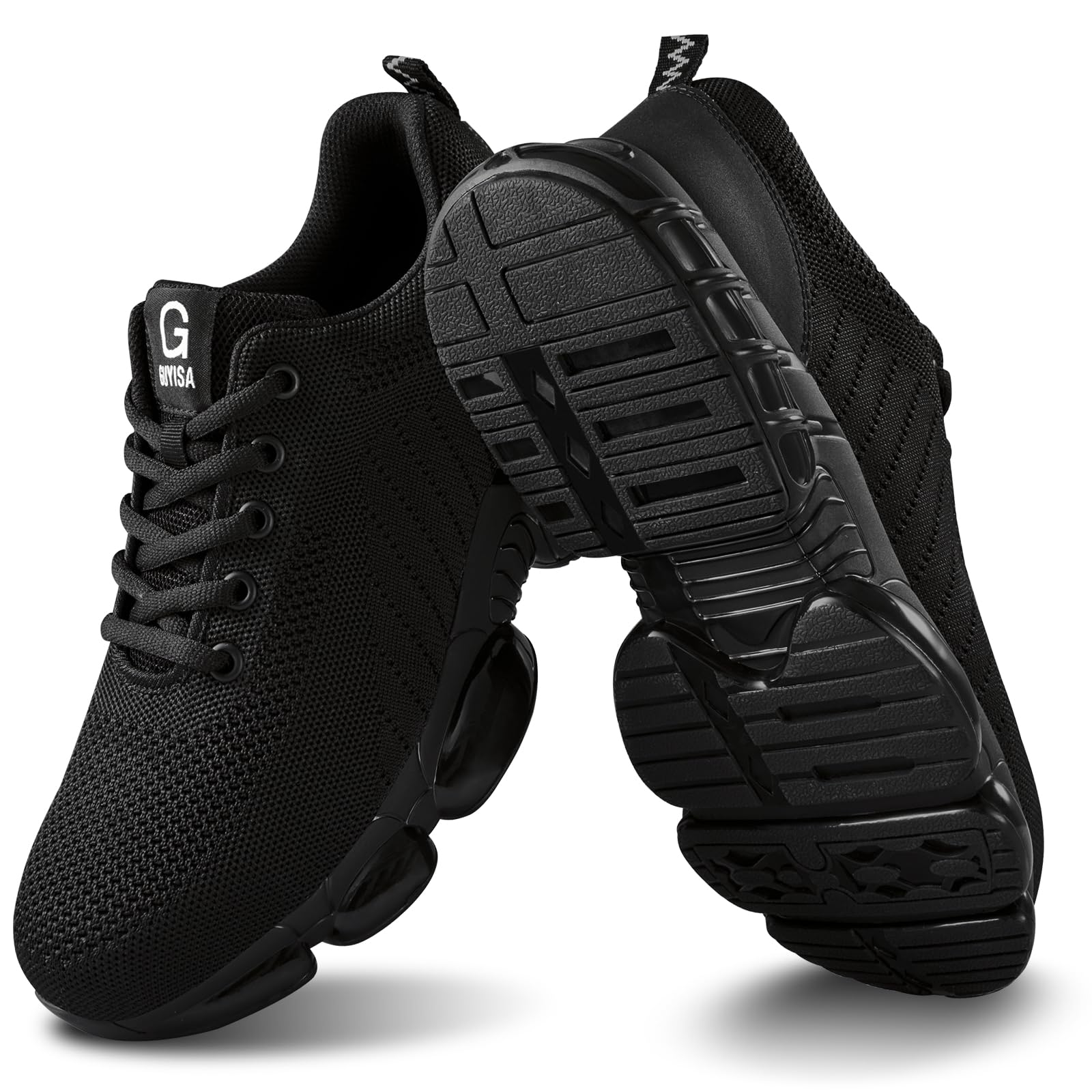 Lightweight Steel Toe Work Shoes for Men & Women - OSHA Approved Safety Sneakers for Construction, Industrial & Outdoor Work | Comfortable Non-Slip Work Shoes for Warehouse, Factory & Landscaping Jobs