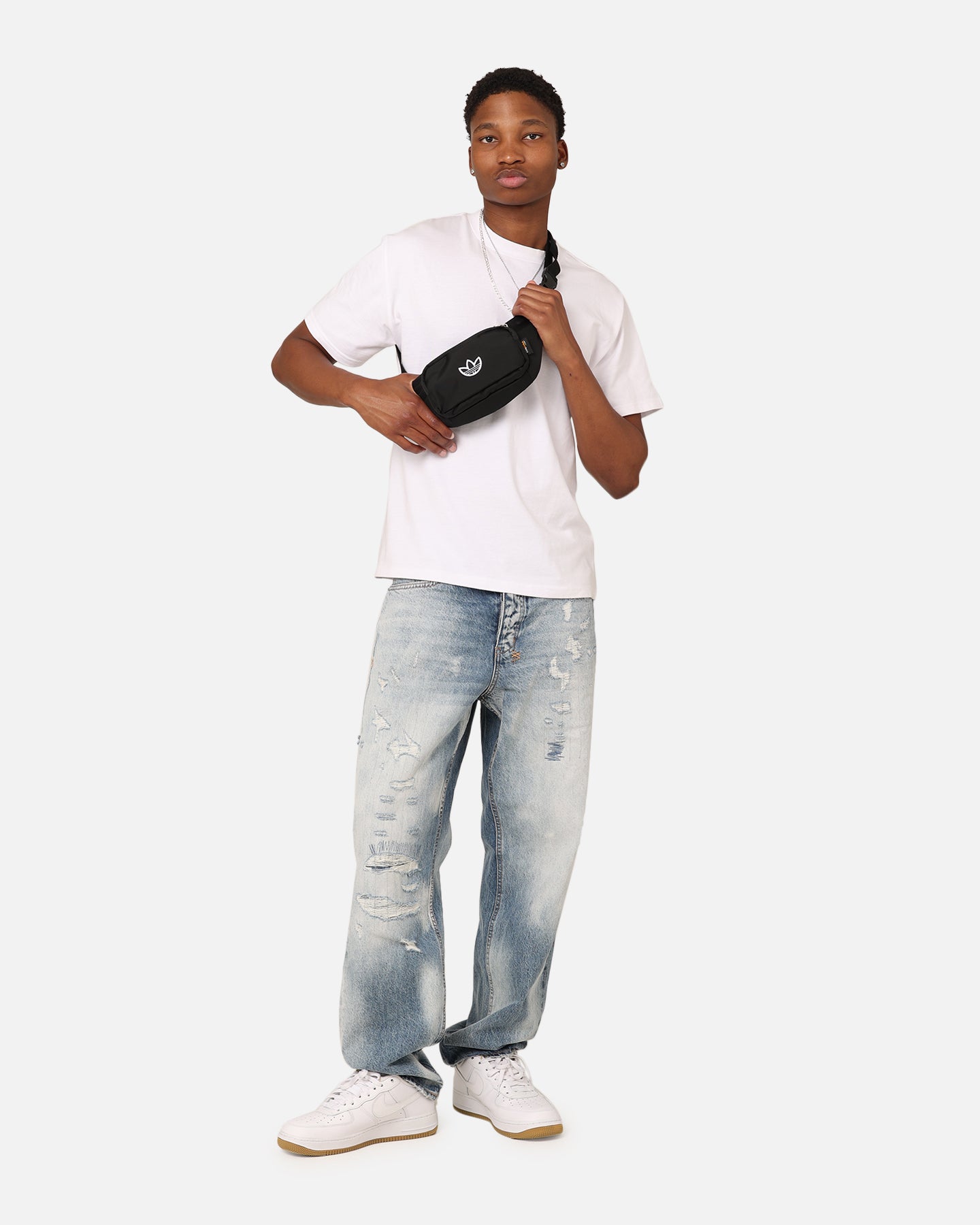 Adidas Premium Essentials Waist Bag - Black | Adjustable Belt Fanny Pack for Men & Women | Perfect for Running, Travel & Gym