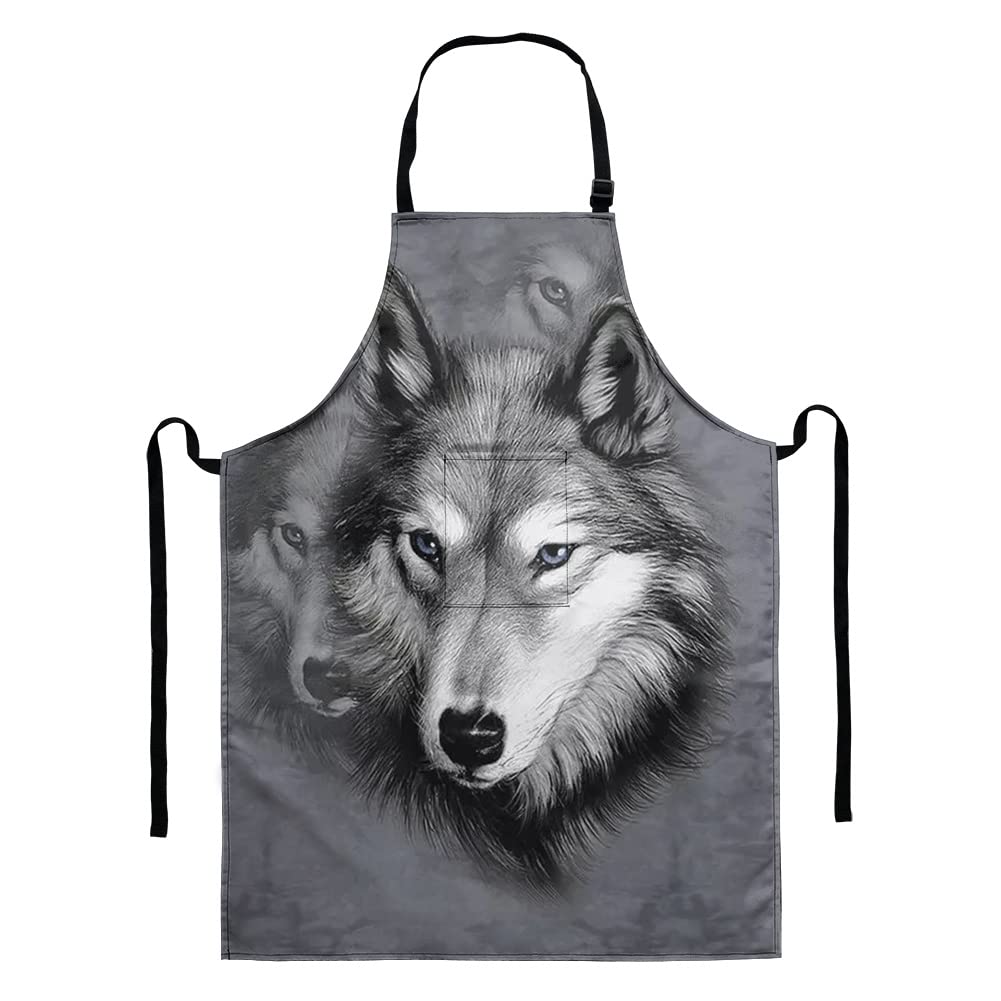 Funny Waterproof Adjustable Apron for Cooking, BBQ & Kitchen - Chef Bib with 2 Pockets - Great Gift for Women & Men - Perfect for Grilling, Baking & Hosting Parties