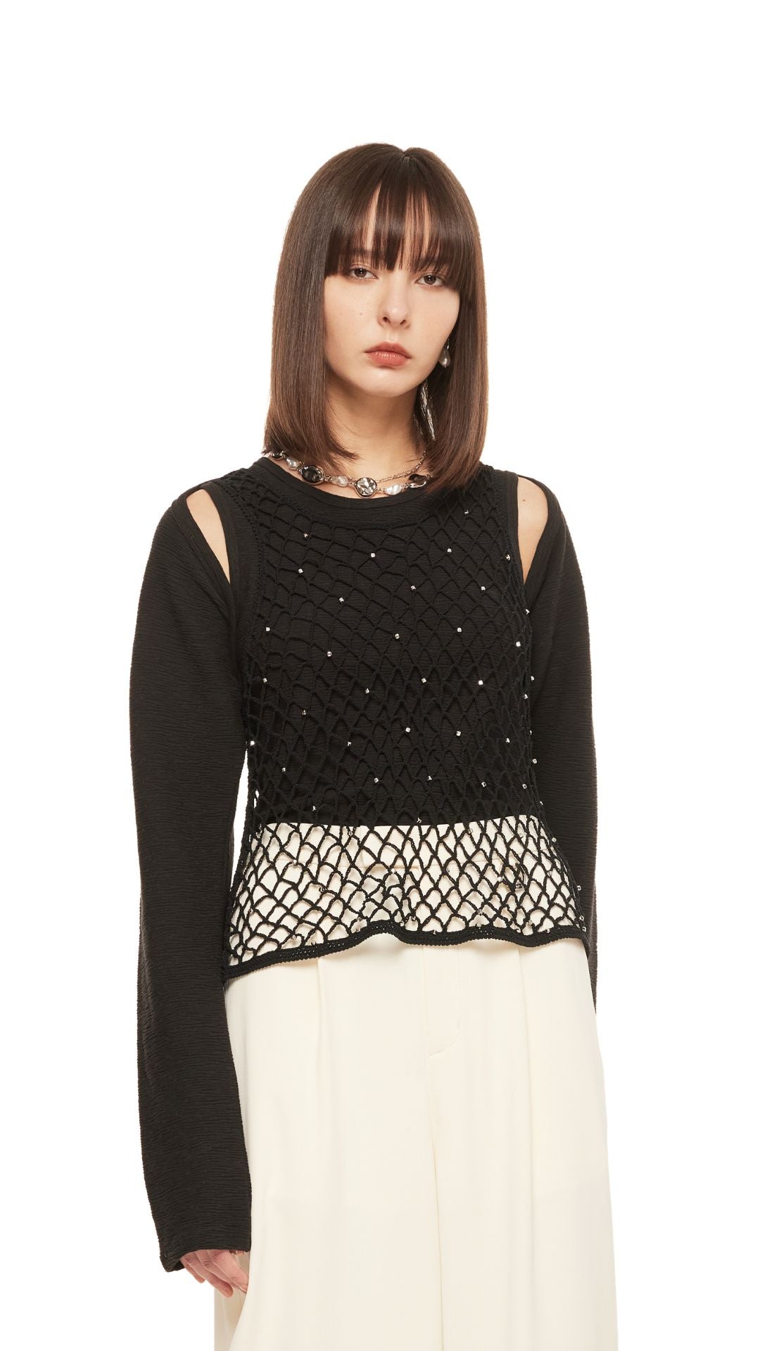 2 in 1 Slim Top Copy - Women's Fashion Blouse for Work & Casual Wear | Perfect for Office, Dating & Everyday Outfits