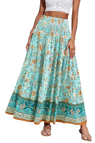 Floral Green Apricot