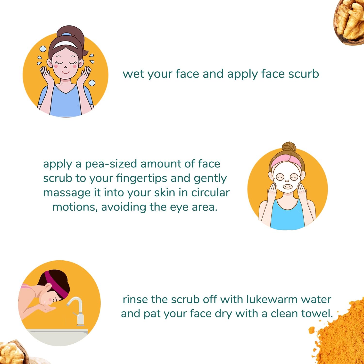 Sorkhaveda Ubtan Face Scrub - Natural Exfoliating Cleanser for Glowing Skin | Perfect for Daily Skincare & Spa Treatments