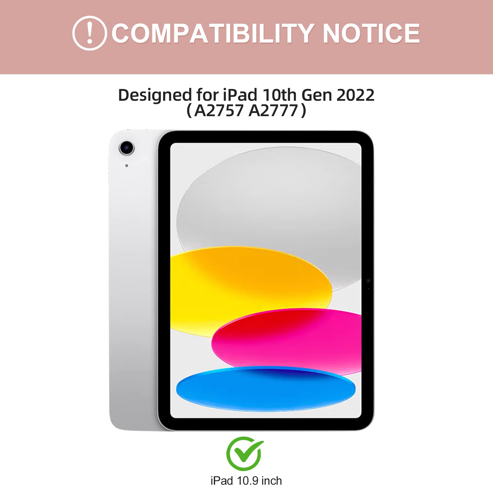 BQSS iPad 10th Gen Keyboard Case 10.9