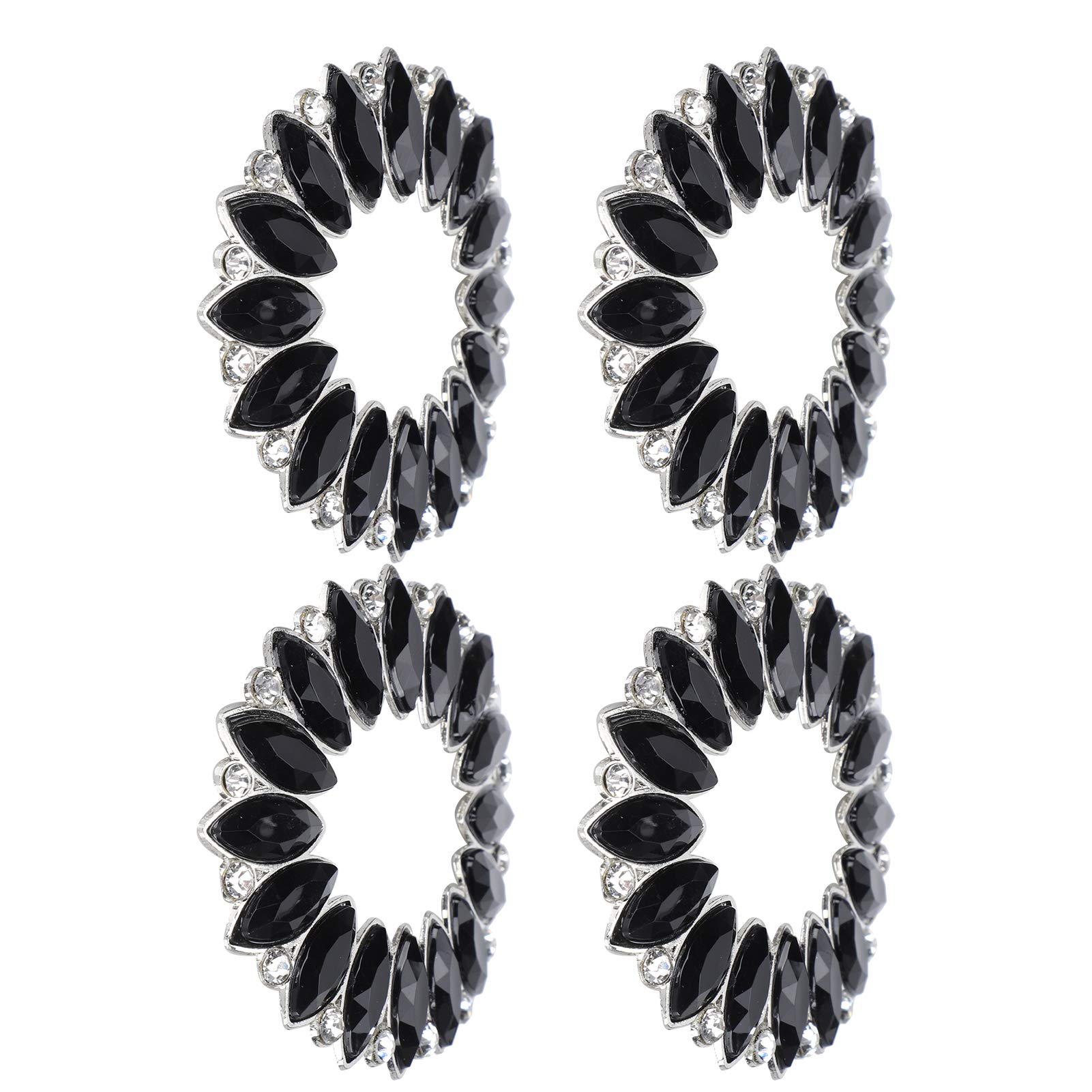 Elegant Pearl Shoe Clips - 2 Pairs Flower Shoe Charms for Women, Wedding, Party | Perfect Gift for Girlfriend & Mother | Dress Up for Special Occasions & Celebrations