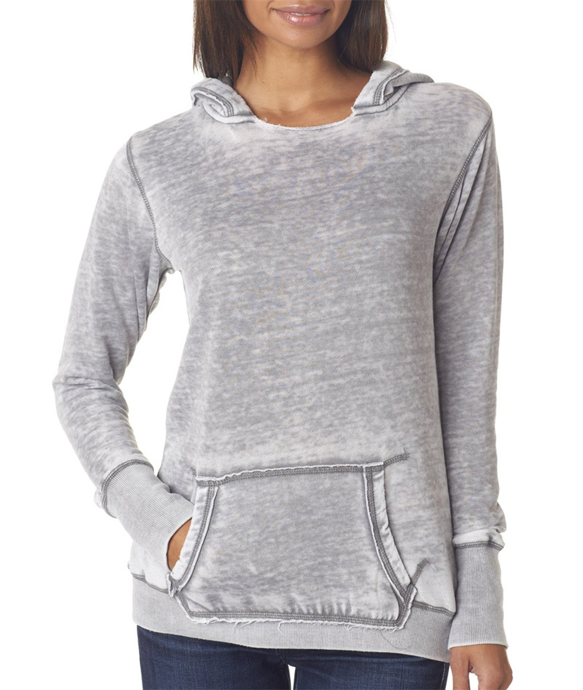 J. America Women's Zen Pullover Fleece Hoodie - Soft Cozy Lounge Wear for Yoga, Running & Casual Outfits