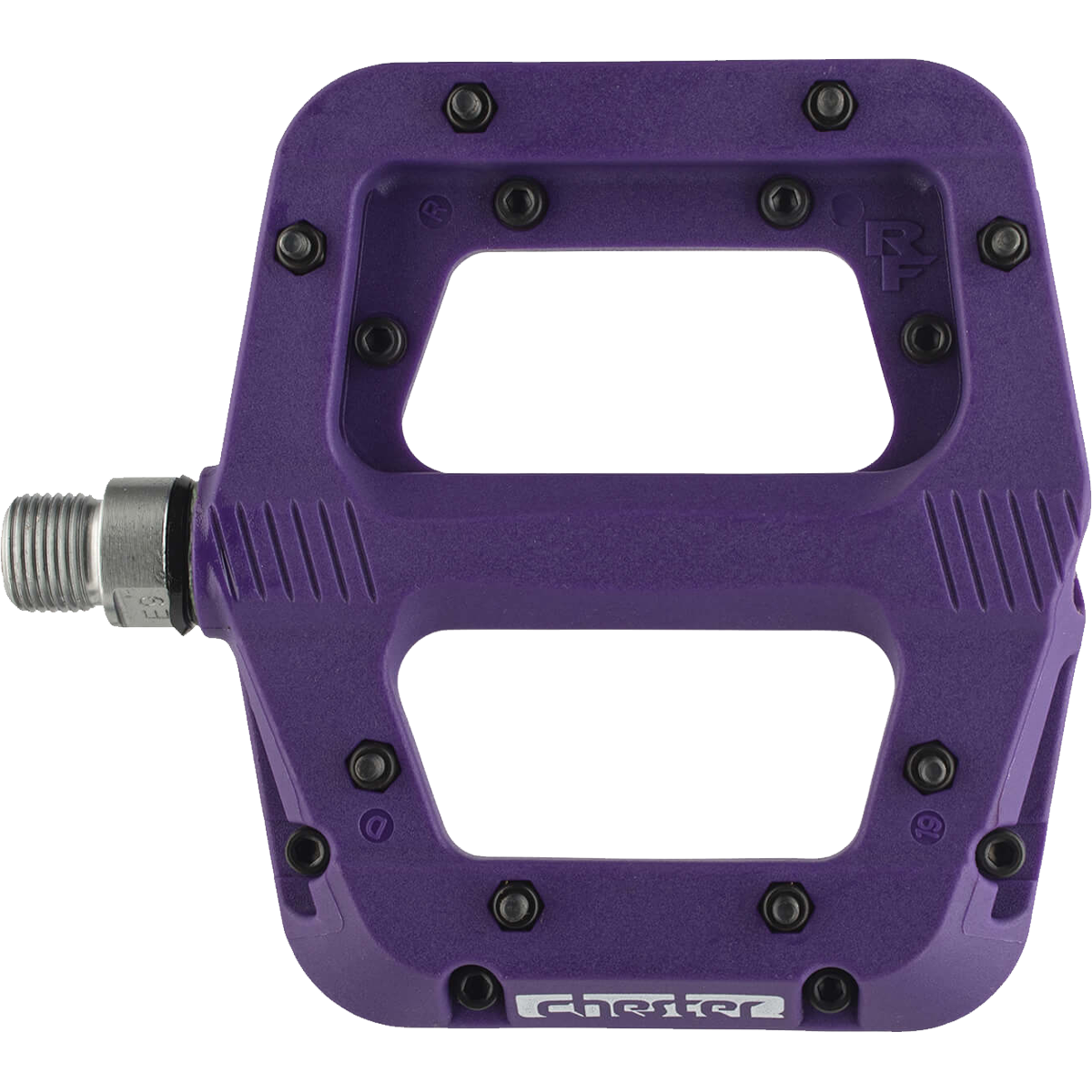 Chester 9/16 Purple Platform Bike Pedals - Durable MTB Pedals for Mountain Biking & BMX Riding