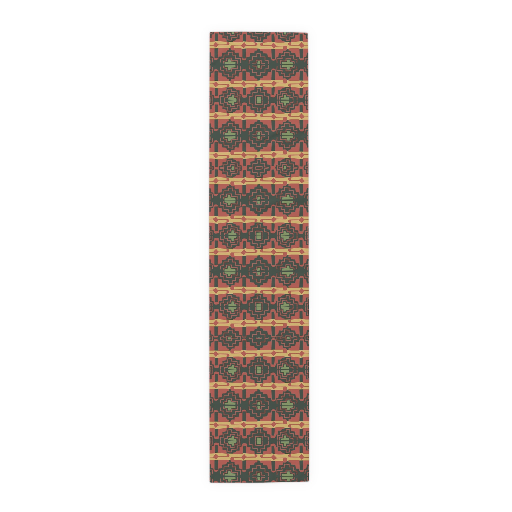 Southwestern Table Runner - Cotton & Poly Blend Mohave Pass Print - 2 Sizes (12x72 & 16x90) - Perfect for Dining Tables, Buffets, and Kitchen Counter Decor