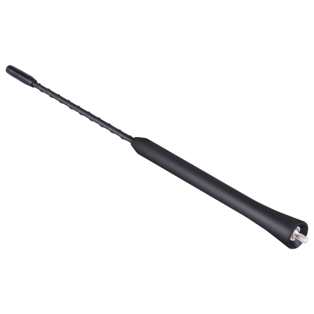 Keenso Universal 9-Inch Car Replacement Radio Antenna - Aluminum & Rubber Design, Corrosion Resistant, Easy Installation for Trucks, SUVs & Sedans - Perfect for Road Trips & Daily Commutes