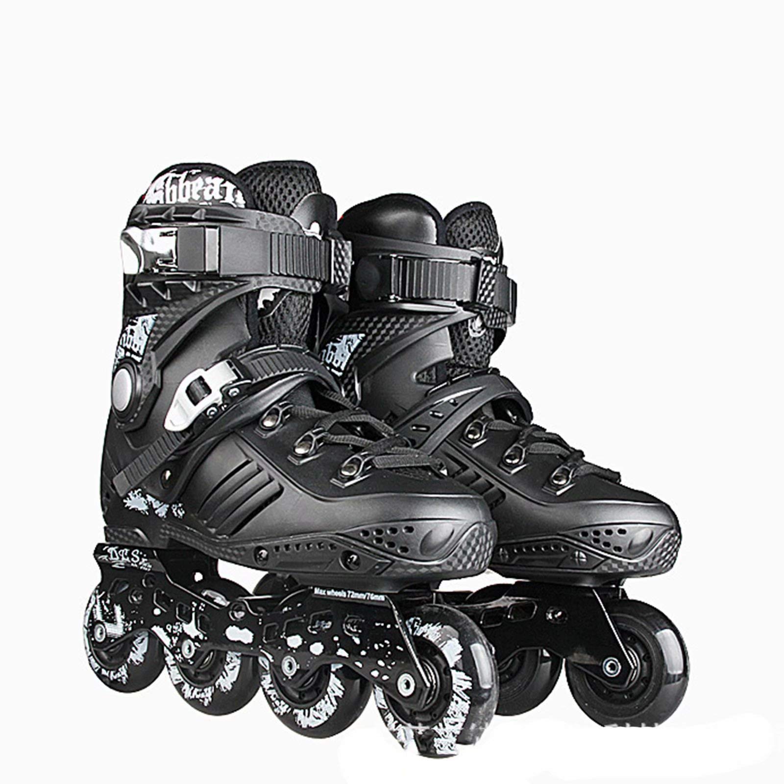 JRYⓇ Professional Inline Skates for Adults - Adjustable Carbon Fiber Rollerblades for Men & Women | Beginner, Recreation & Fitness Skating | Perfect for Outdoor Rinks, Parks & Workouts