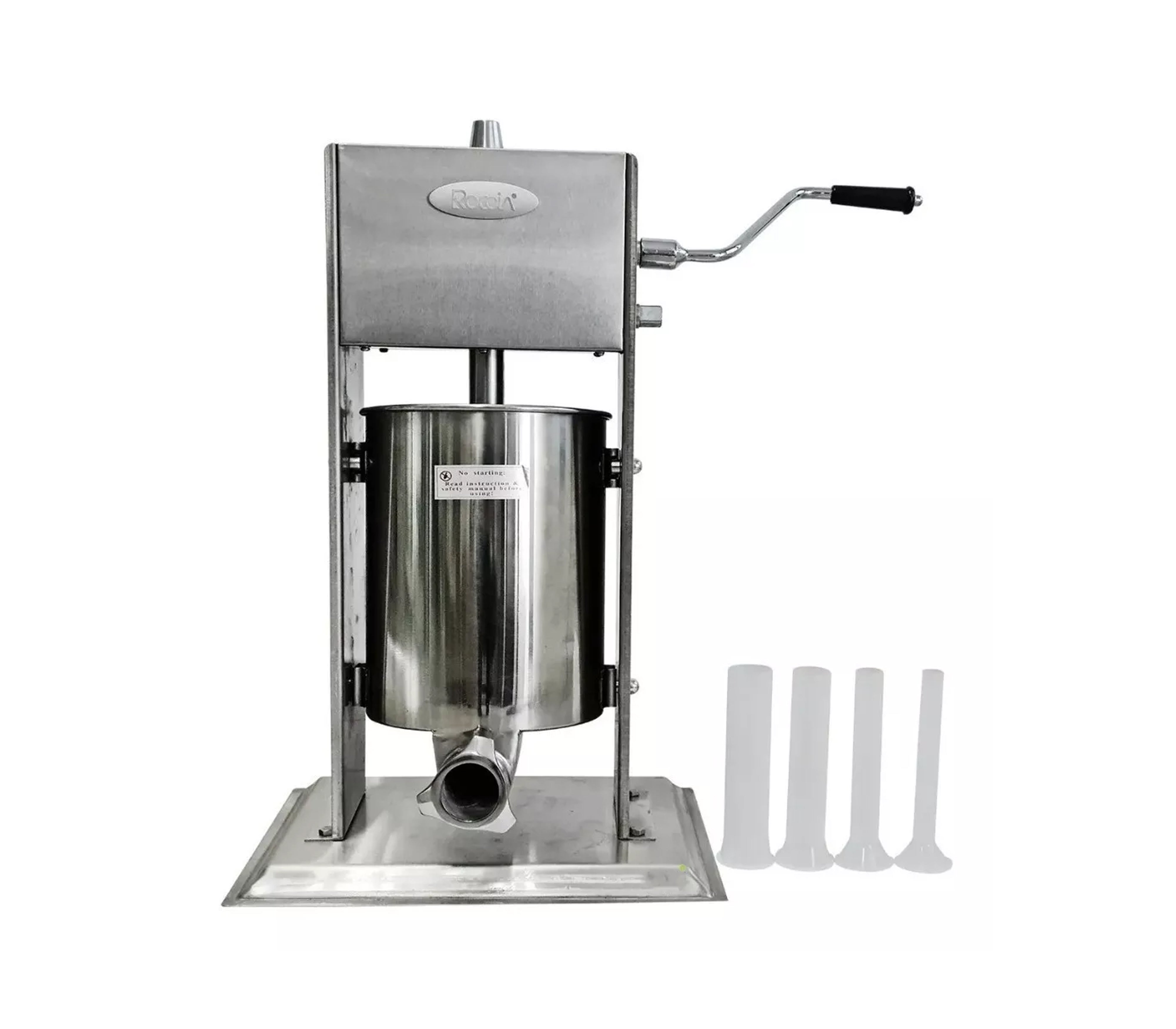 10L Industrial Sausage Stuffer - Heavy Duty Meat Filler for Home & Commercial Use - Perfect for Sausage Making, Ground Meat Stuffing & Food Processing