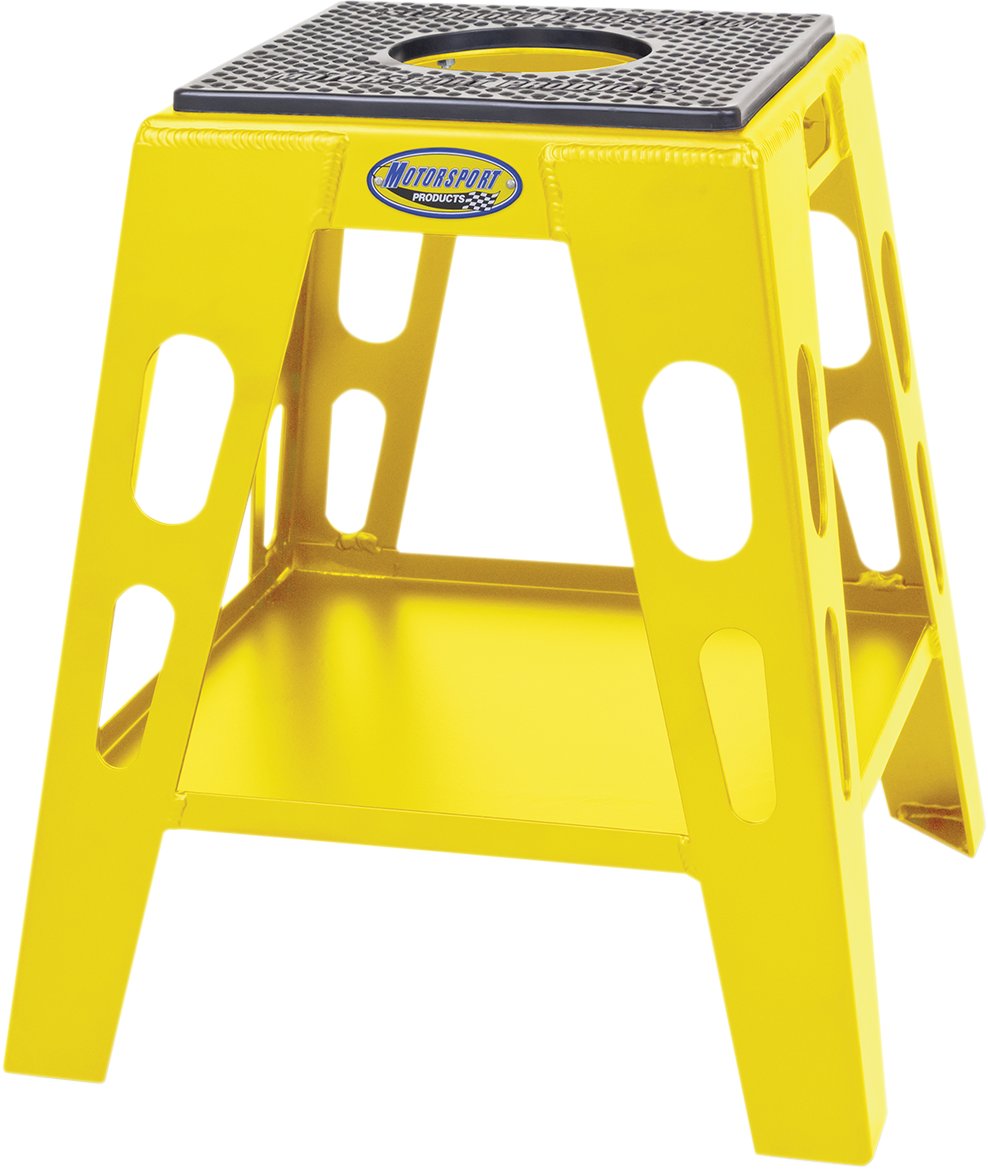 Motorsport MX4 Stand Black - Durable Motorcycle Stand for Racing & Maintenance - Perfect for Garage, Track & Off-Road Use