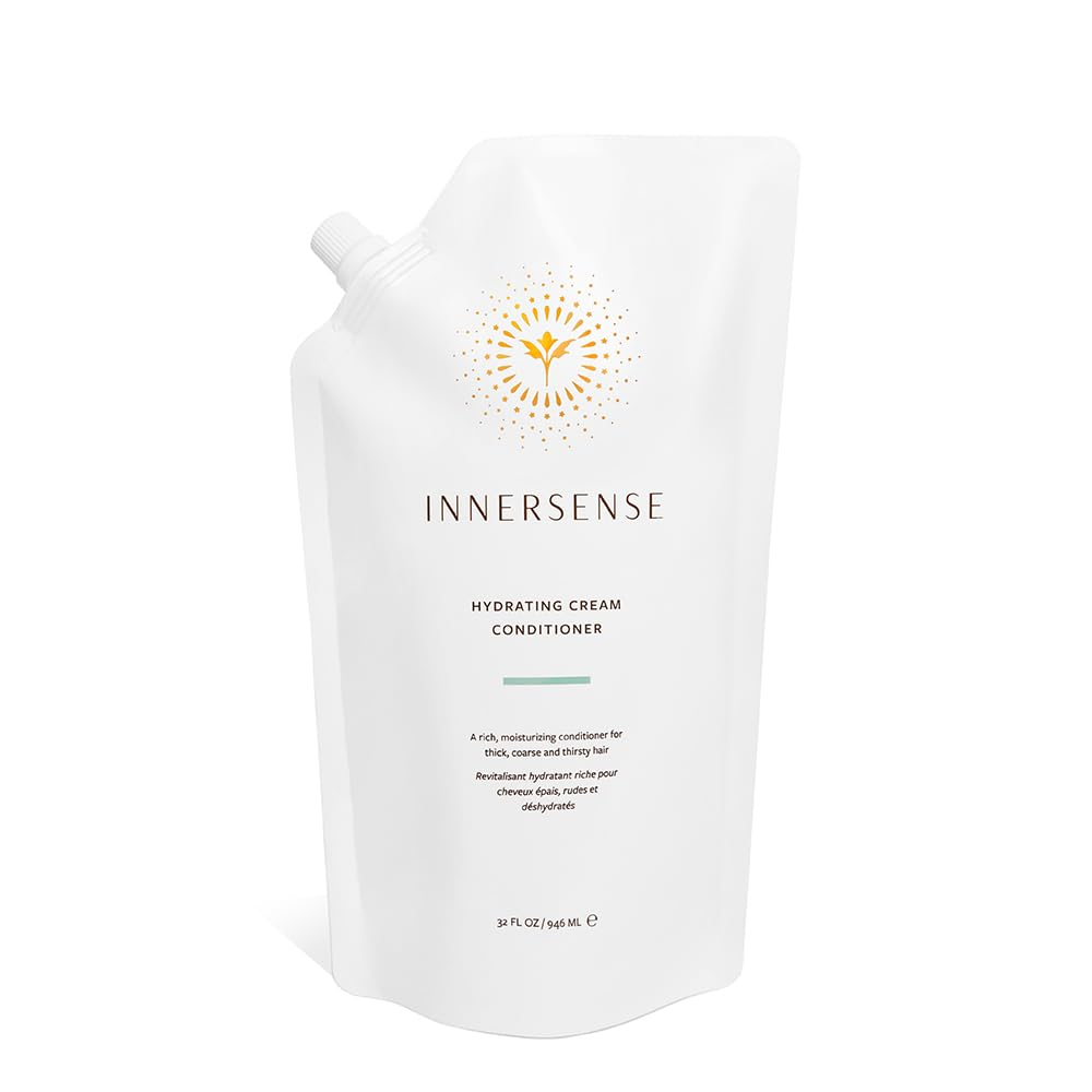 INNERSENSE Organic Hydrating Cream Conditioner for Dry & Damaged Hair - Deep Moisture & Repair Treatment for Salon-Quality Results at Home