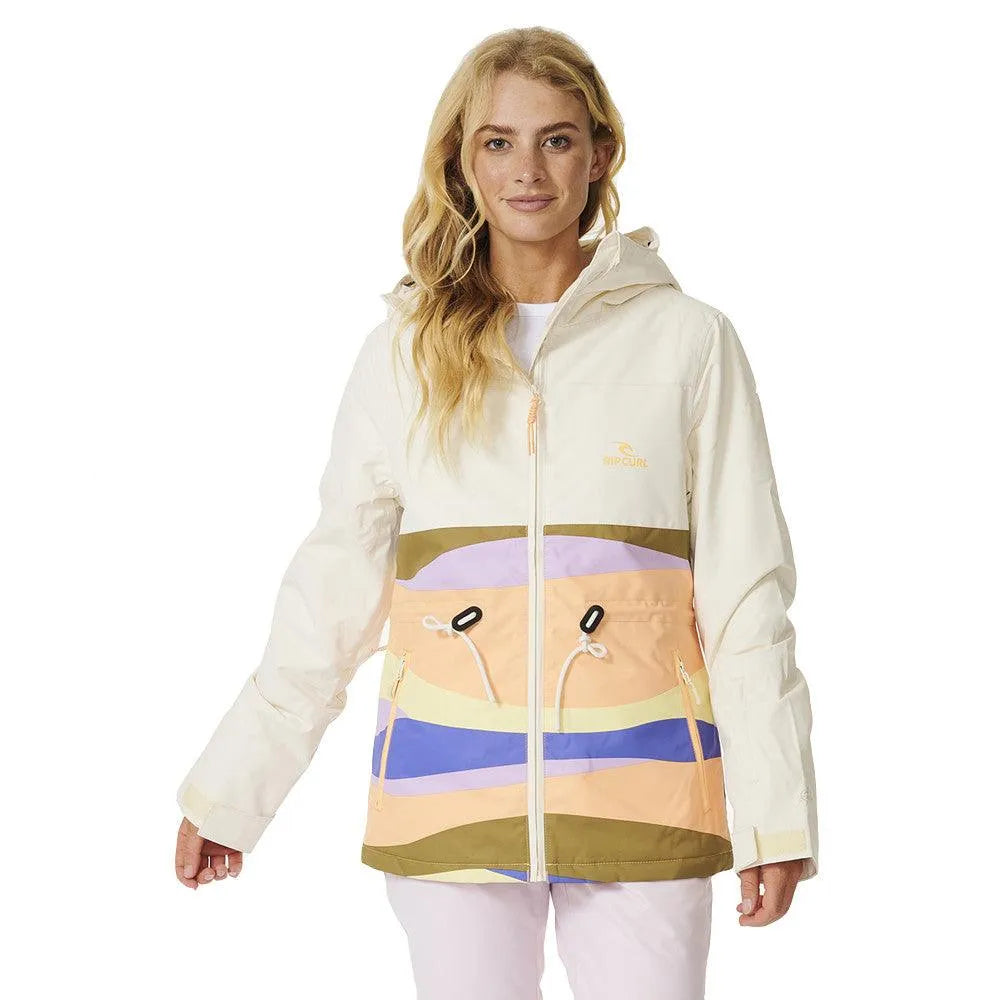 Rip Curl Betty Crudo Print Women's Snow Jacket - Waterproof Winter Coat for Skiing, Snowboarding & Outdoor Adventures