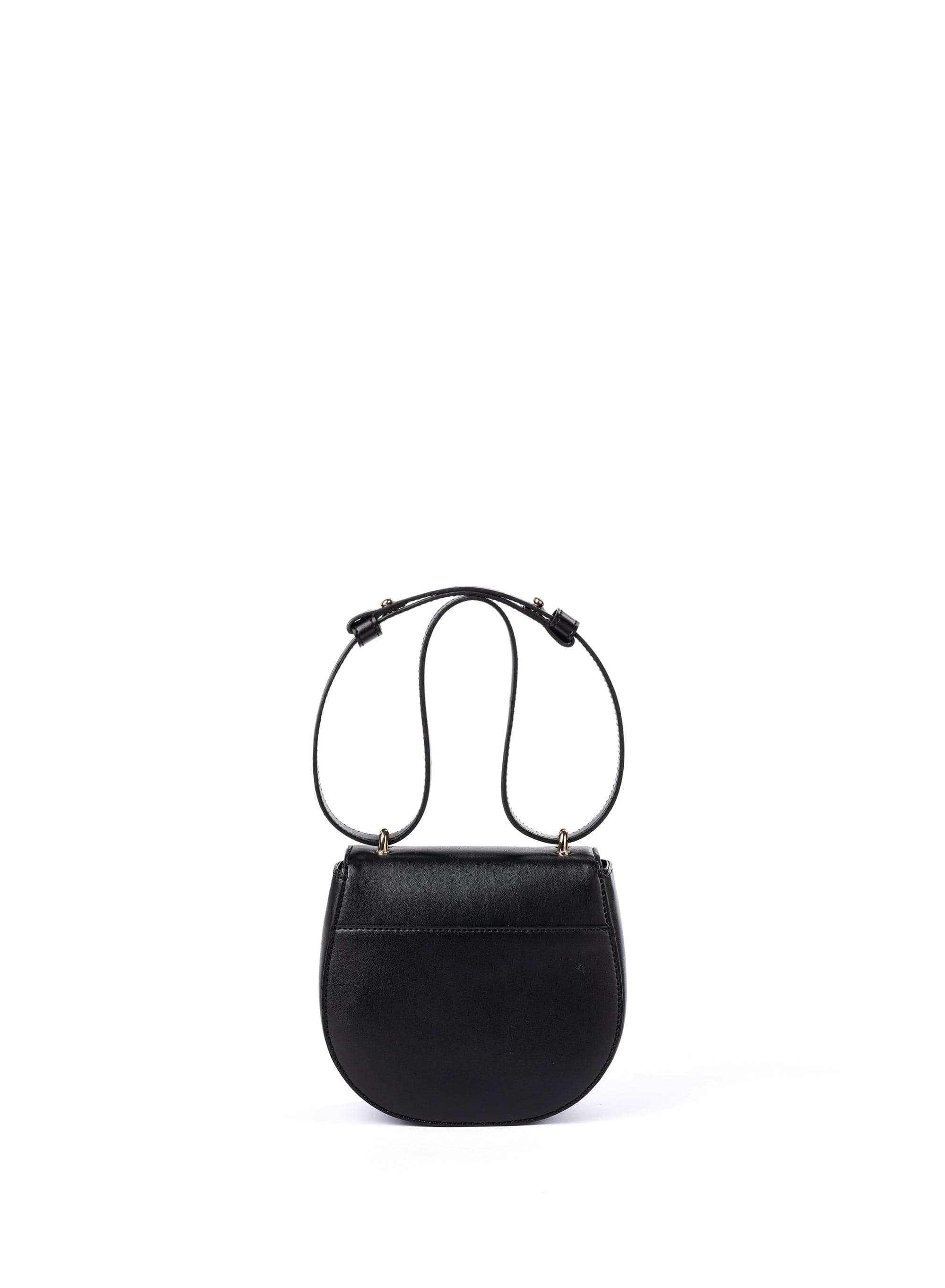 Vegan Leather Mini Crossbody Bag for Women | Iris Apple Black | Perfect for Everyday Use, Travel & Casual Outings