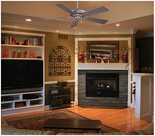 Minka-Aire F568-SWH 52 Inch Ceiling Fan with Light - Energy Star Certified, Supra Shell White Finish - Perfect for Living Room, Bedroom & Outdoor Spaces