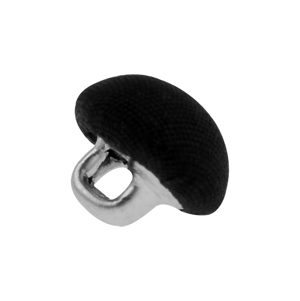 Smooth Satin Fabric Covered Buttons - 10mm Black Wedding Dress Buttons (60PCS) - Perfect for Coat Sewing, Bridal Gowns & DIY Fashion Projects