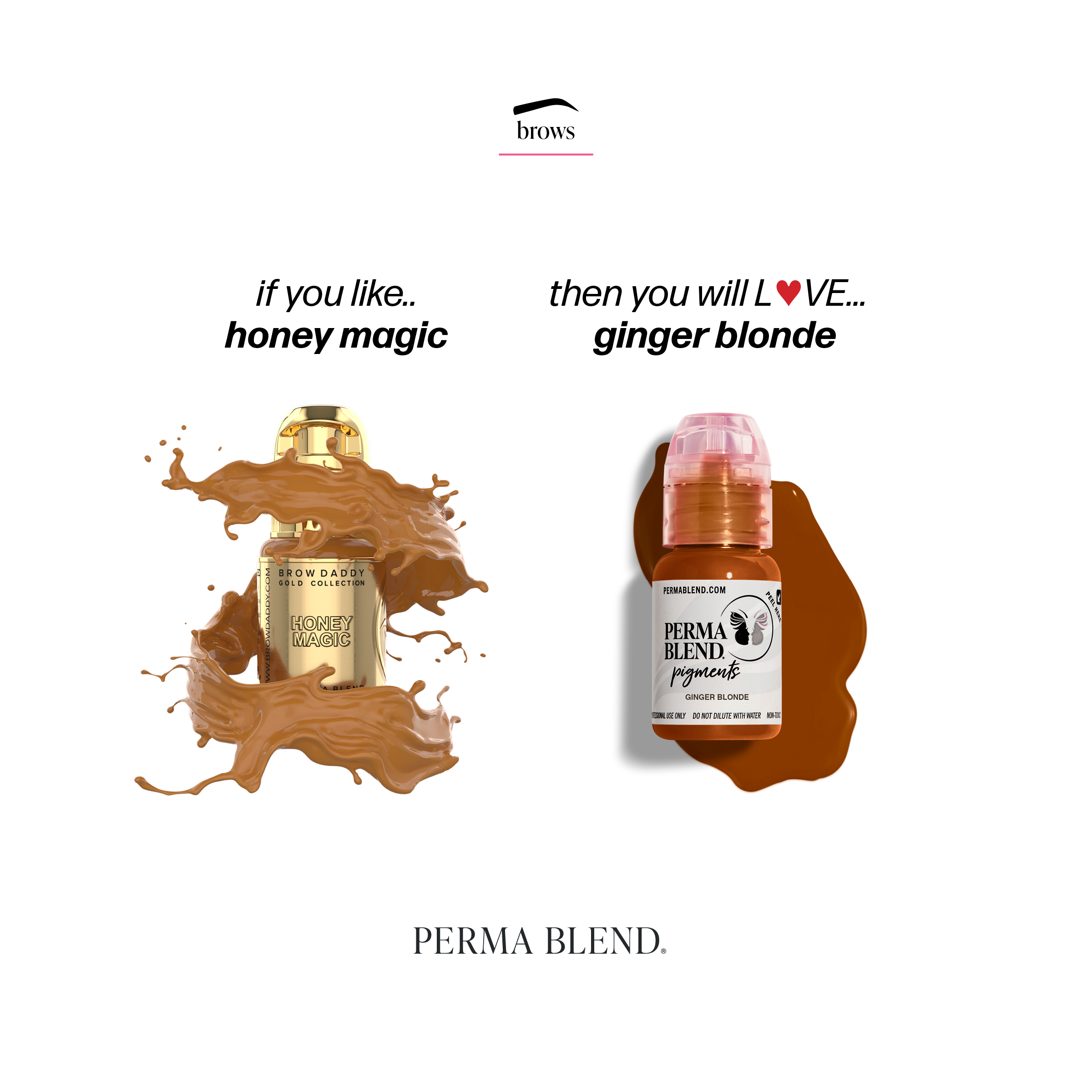 Perma Blend Ginger Blonde Pigment - Professional Semi-Permanent Hair Color for Blonde & Ginger Shades - Perfect for Salon Use & At-Home Hair Coloring