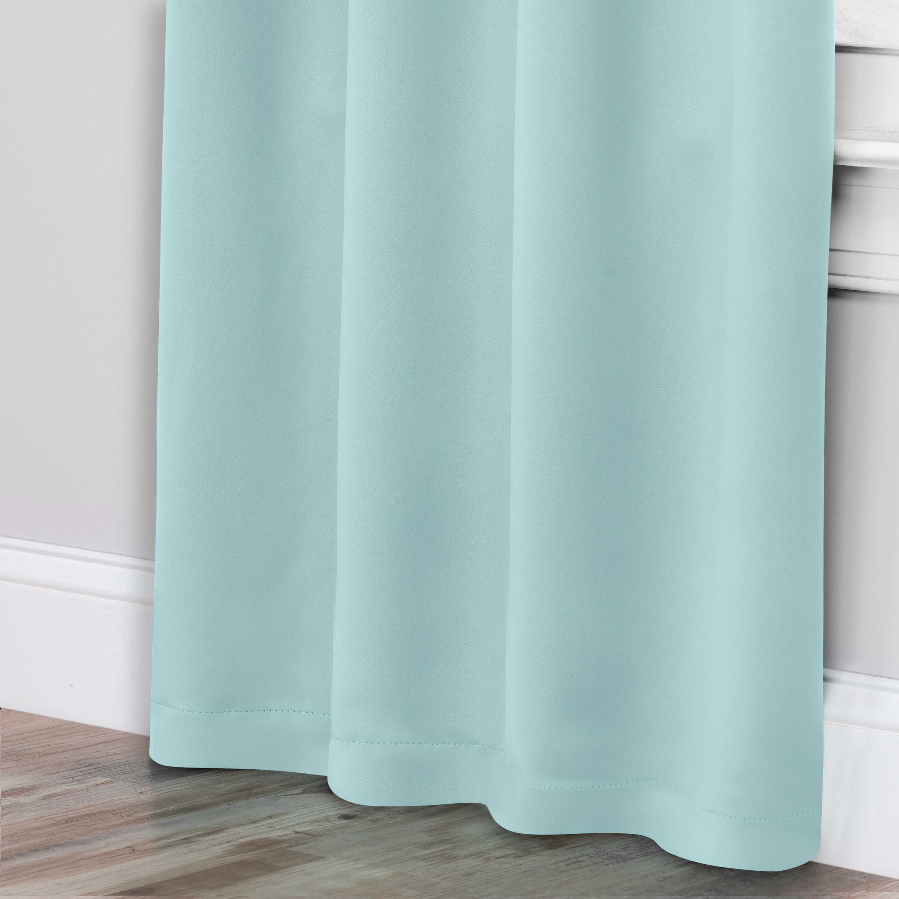 Machine Washable Blackout Curtains Set of 2 - Solid Color Room Darkening Window Drapes for Bedroom, Living Room & Nursery - Noise Reducing & Energy Efficient