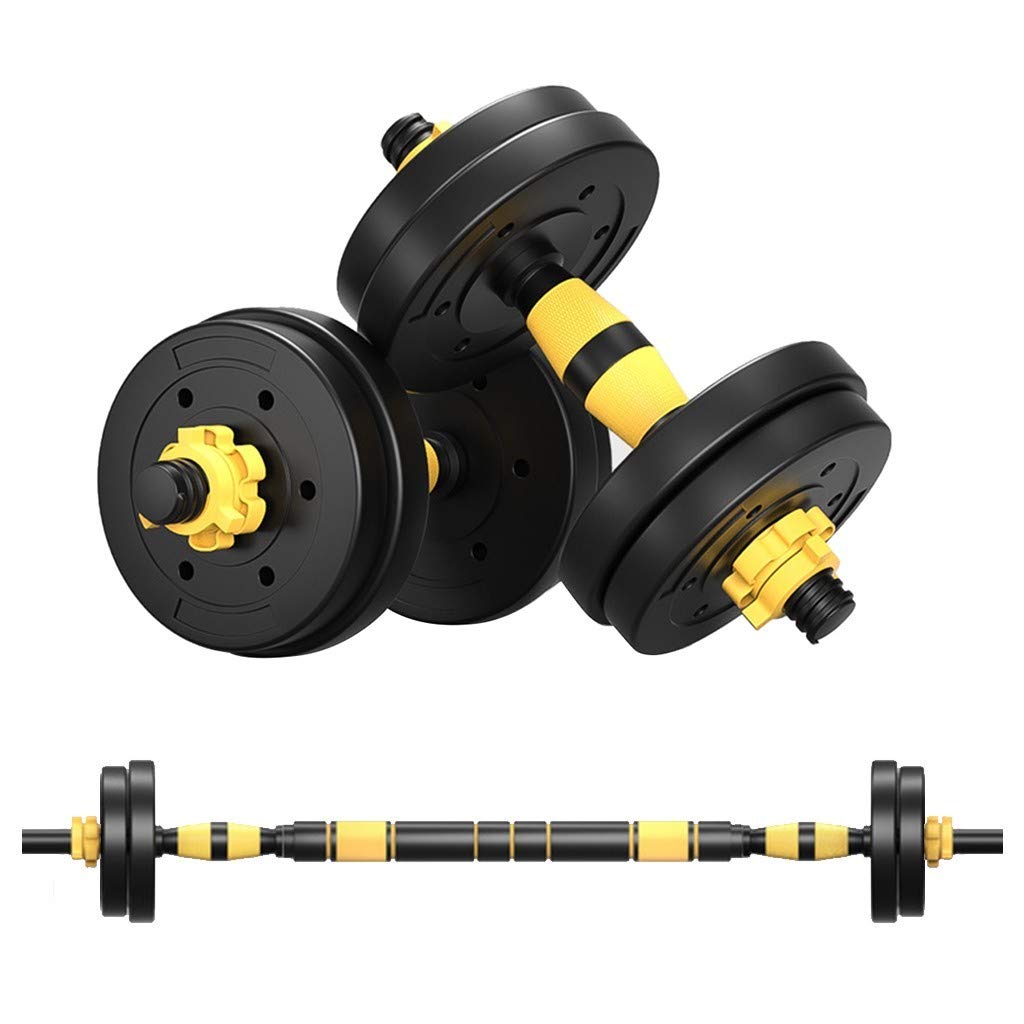 Adjustable Dumbbell Set 30KG - 2 Pair Free Weights with Connecting Rod for Home Gym & Strength Training | Perfect for Weightlifting, CrossFit & Full Body Workouts