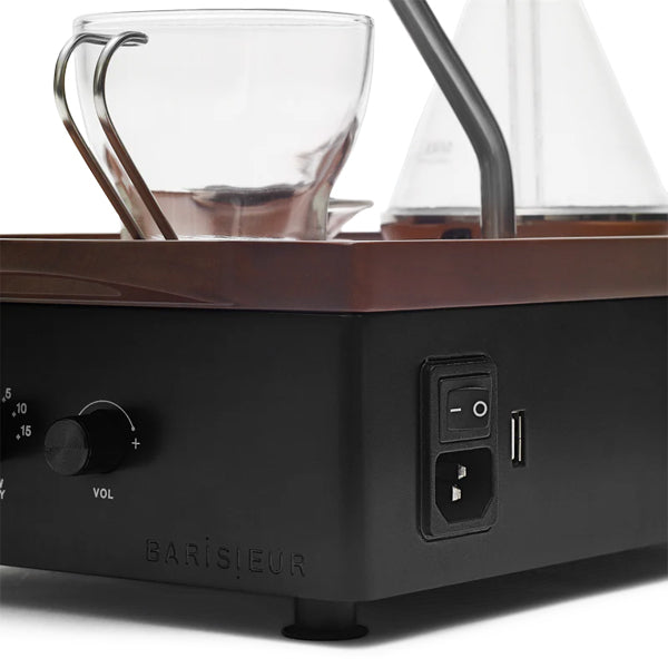 Barisieur Tea and Coffee Alarm Clock - Wake Up to Fresh Brewed Coffee or Tea - Perfect for Bedrooms, Offices, and Gifts