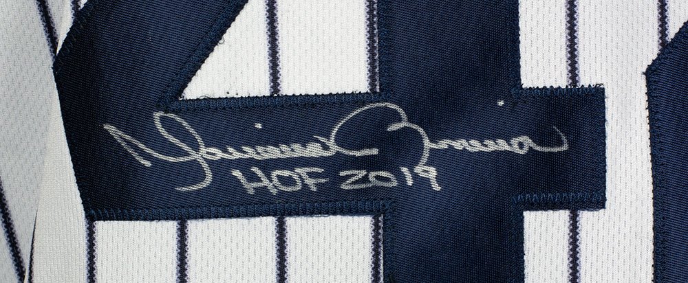 Authentic Mariano Rivera Signed New York Yankees Majestic Baseball Jersey - HOF #19 with JSA COA - Perfect for Yankees Fans, Sports Memorabilia Collectors & Gift for Baseball Enthusiasts