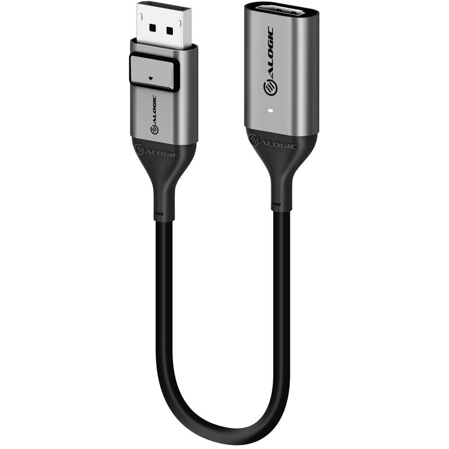 ALOGIC Ultra DisplayPort to HDMI Adapter 4K 60Hz - Gold-Plated Connector for High-Speed Signal Transmission - Perfect for Gaming, Home Theater & Office Monitors