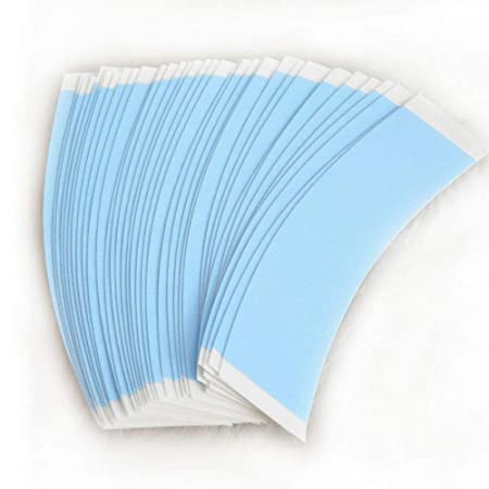 KAVIN Front Lace Tape - Double Sided Blue Liner Toupee Tape for Hair Wigs & Hair Pieces (36 Strips) - Secure & Comfortable Hold for Daily Wear & Cosplay