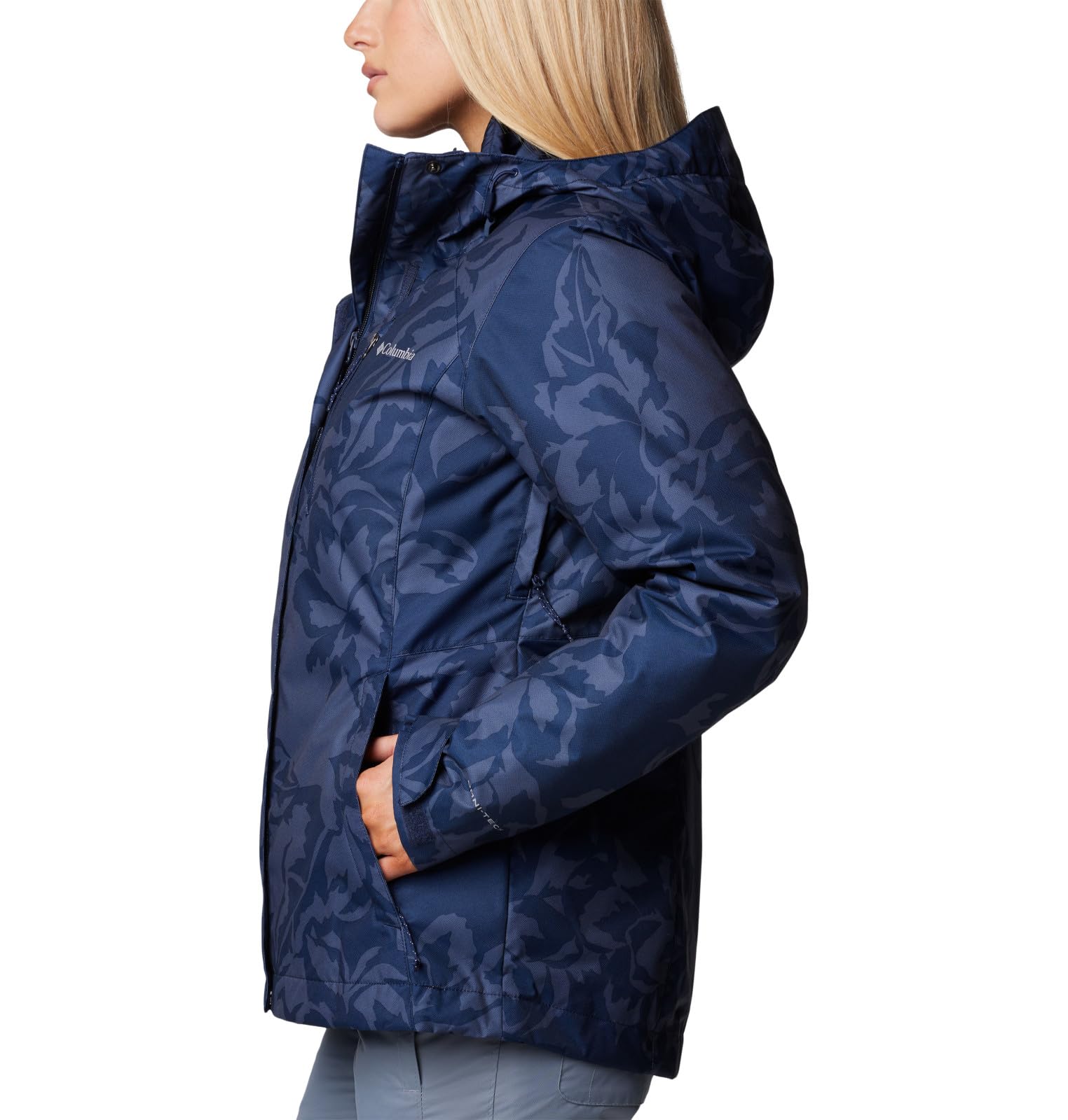 Columbia Women's Whirlibird V Printed Waterproof Interchangeable Jacket - Lightweight Winter Coat for Hiking, Skiing & Outdoor Activities