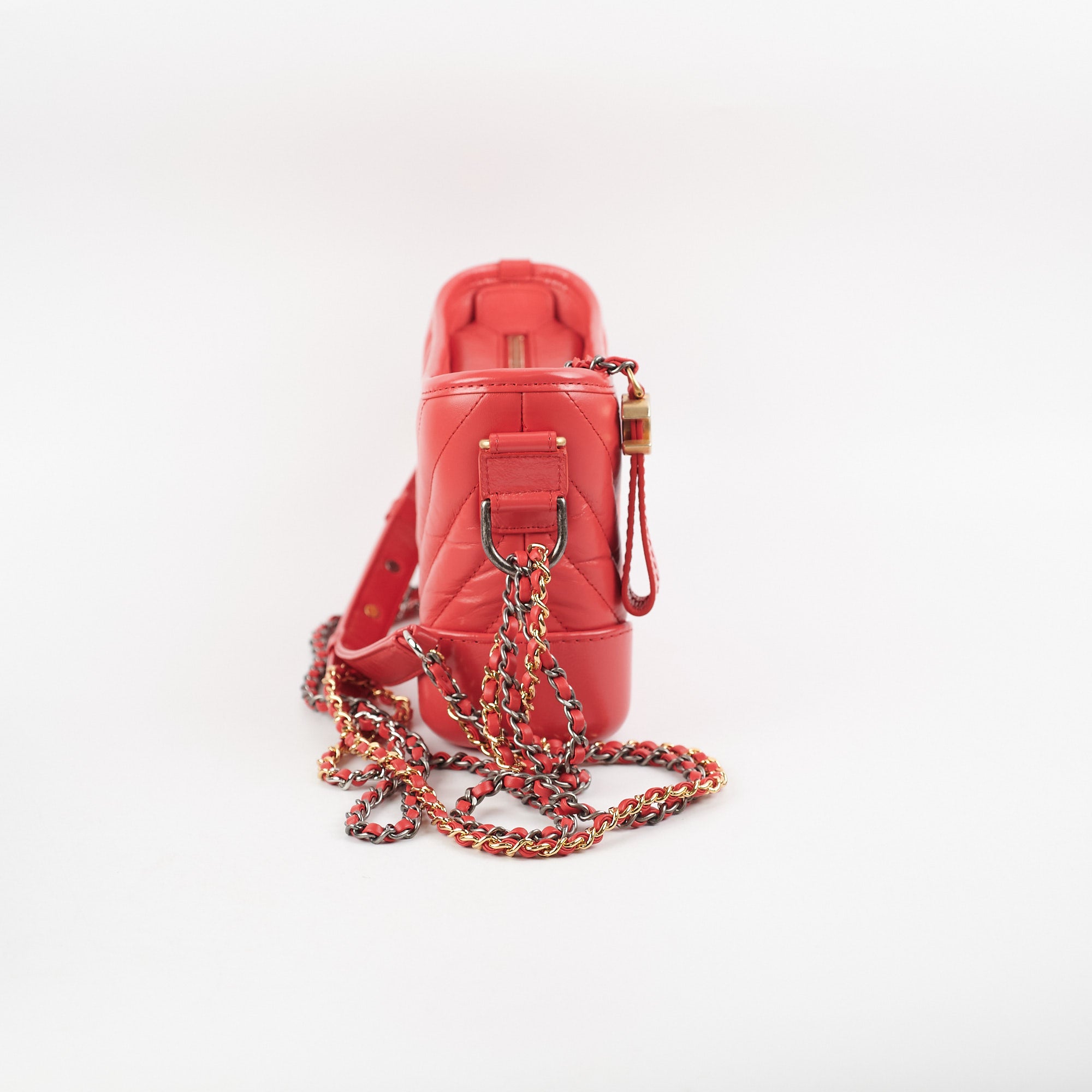 Chanel Small Gabrielle Hobo Bag in Red - Luxury Crossbody Handbag for Women, Perfect for Date Night & Evening Events