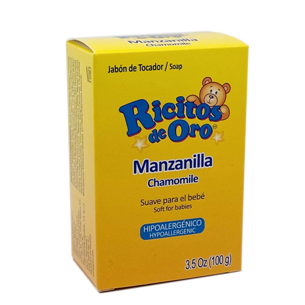 Goldilocks Chamomile Soap with Natural Chamomile Extract - 100g Gentle Cleansing Bar for Sensitive Skin & Relaxing Bath Time