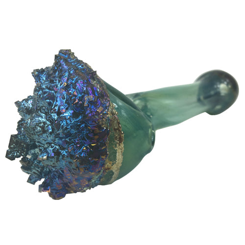 Tony Kazy Bismuth Spoon Pipe - Premium Handcrafted Smoking Pipe for Herbs & Tobacco - Perfect for Travel, Camping & Relaxation