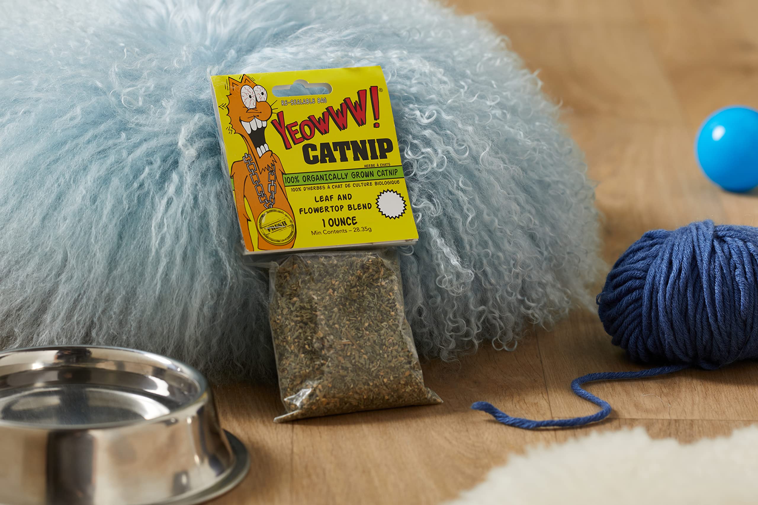 Yeowww Catnip Bags for Cats - 1 Ounce Natural Catnip Toys - Fun & Safe Catnip Bags for Indoor & Outdoor Play, Training & Enrichment