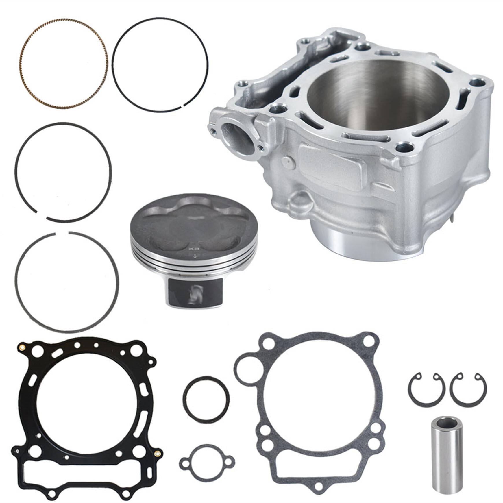 Yamaha YFZ450 95mm Cylinder Piston Gasket Top End Kit Replacement for 2004-2009 Models - Perfect for ATV Engine Rebuild & Performance Upgrade