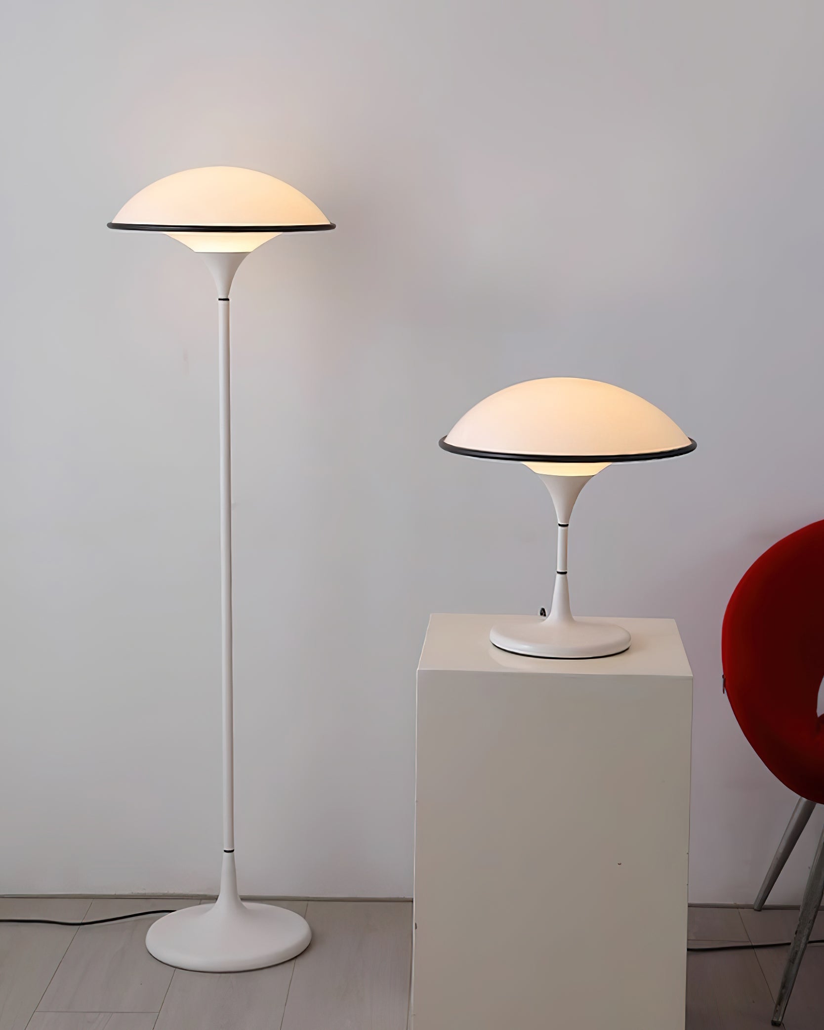 Modern Fontana Table Lamp - Adjustable LED Desk Light with USB Port for Home Office, Bedroom, and Living Room - Perfect for Reading, Working, and Relaxing