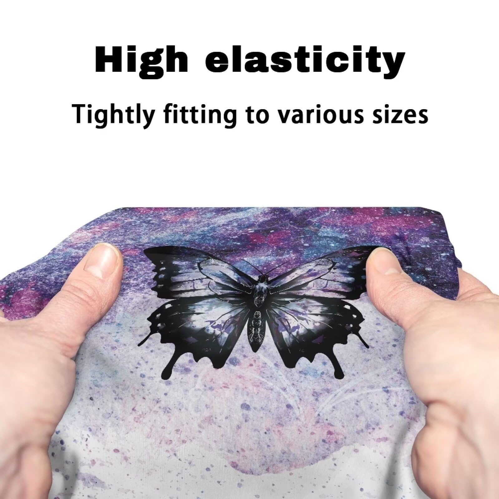 Galaxy Print Rollator Walker Seat and Backrest Covers - Butterfly Patterned Mobility Aid Accessories for Seniors & Women - Comfortable Support for Daily Walks, Shopping & Outdoor Activities