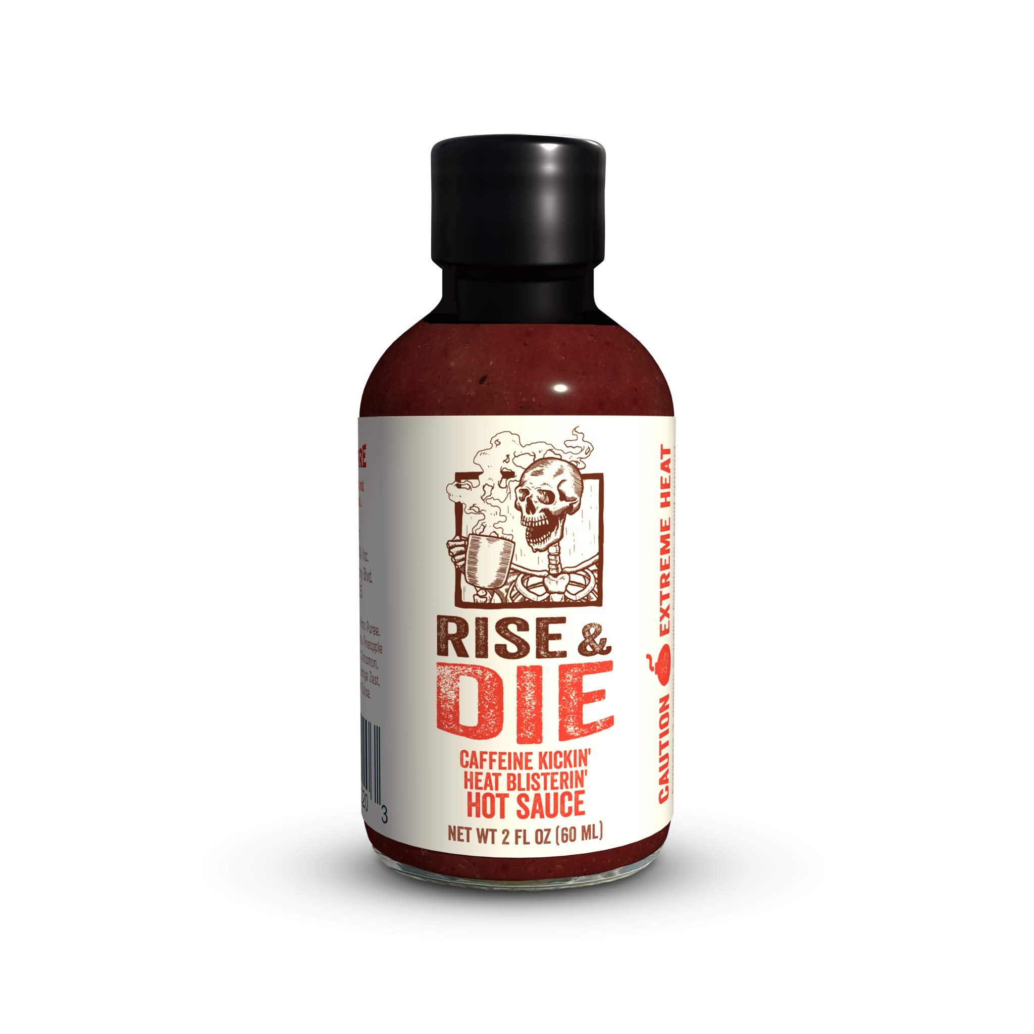 Extreme Hot Sauce with Coffee Base - 3 Million Scoville Capsicum for Spicy Food Lovers | Flavor & Fire Foods | Perfect for Cooking, Grilling & Spicy Challenges (Rise and Die Collection)