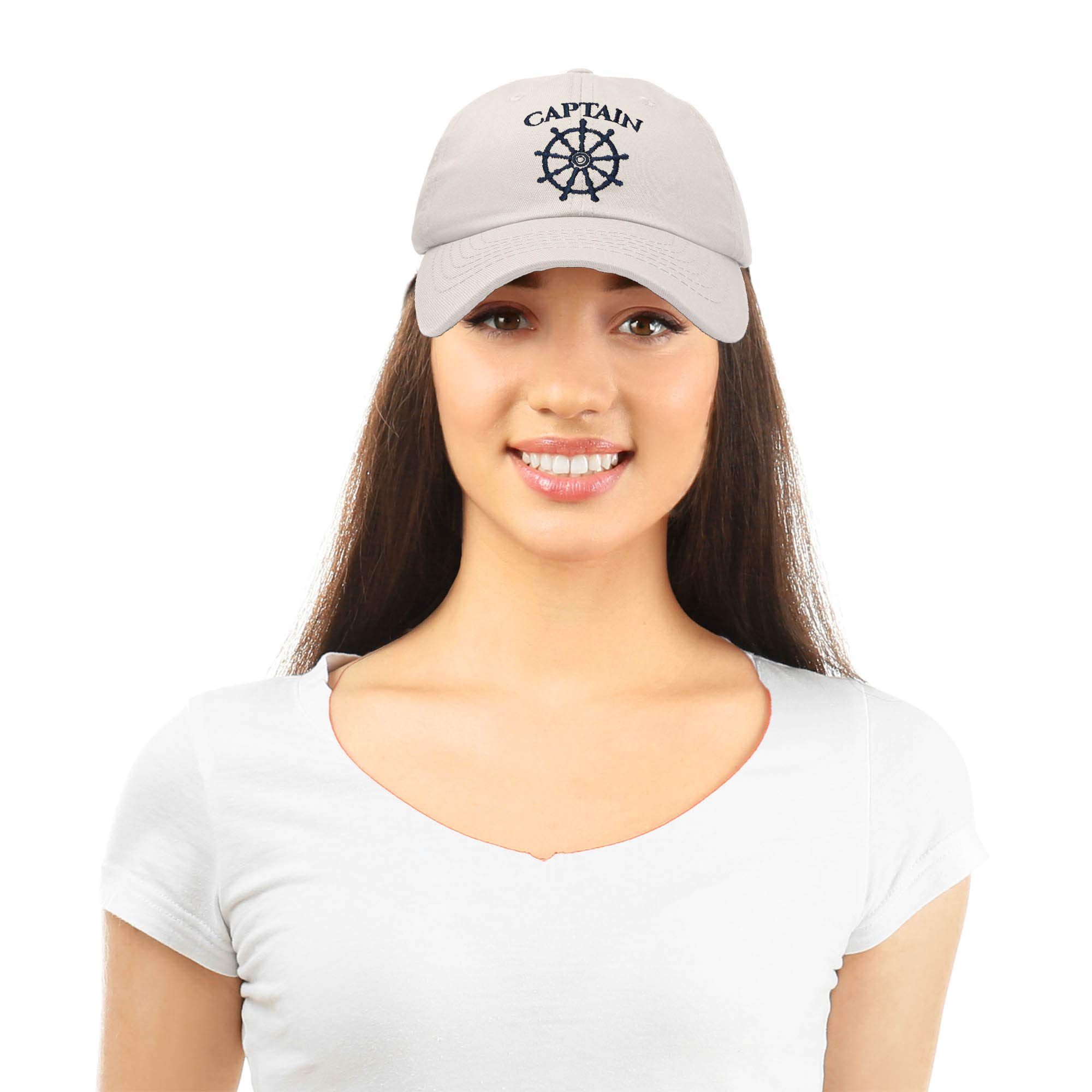 DALIX Navy Blue Captain Hat - Sailor Baseball Cap for Men & Women - Perfect for Boating, Sailing, and Nautical Themed Events