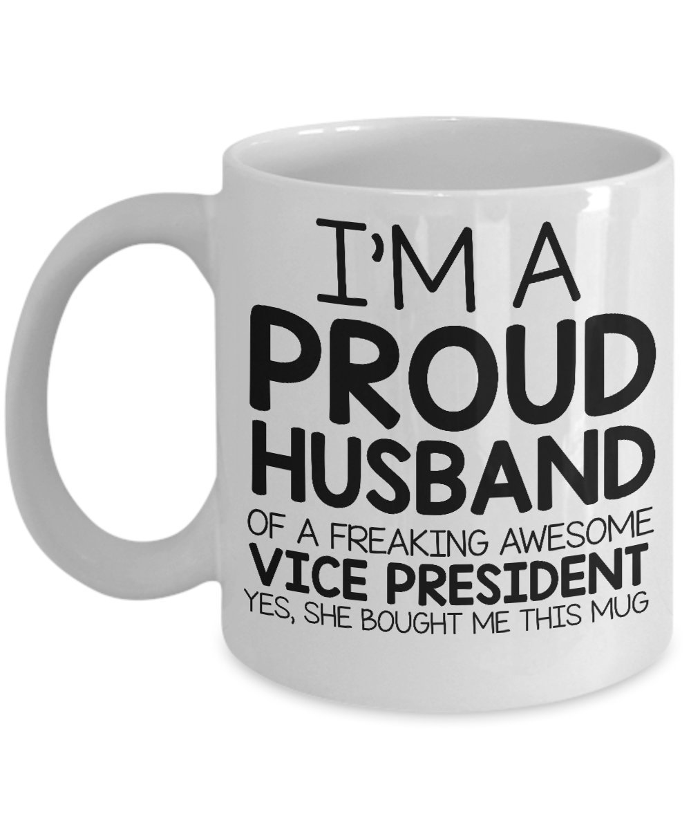 Funny & Unique Mother's Day Gifts for Husbands - Sarcastic Presents for Men & Vice Presidents - Perfect for Office Humor, Father's Day & Birthday Surprises