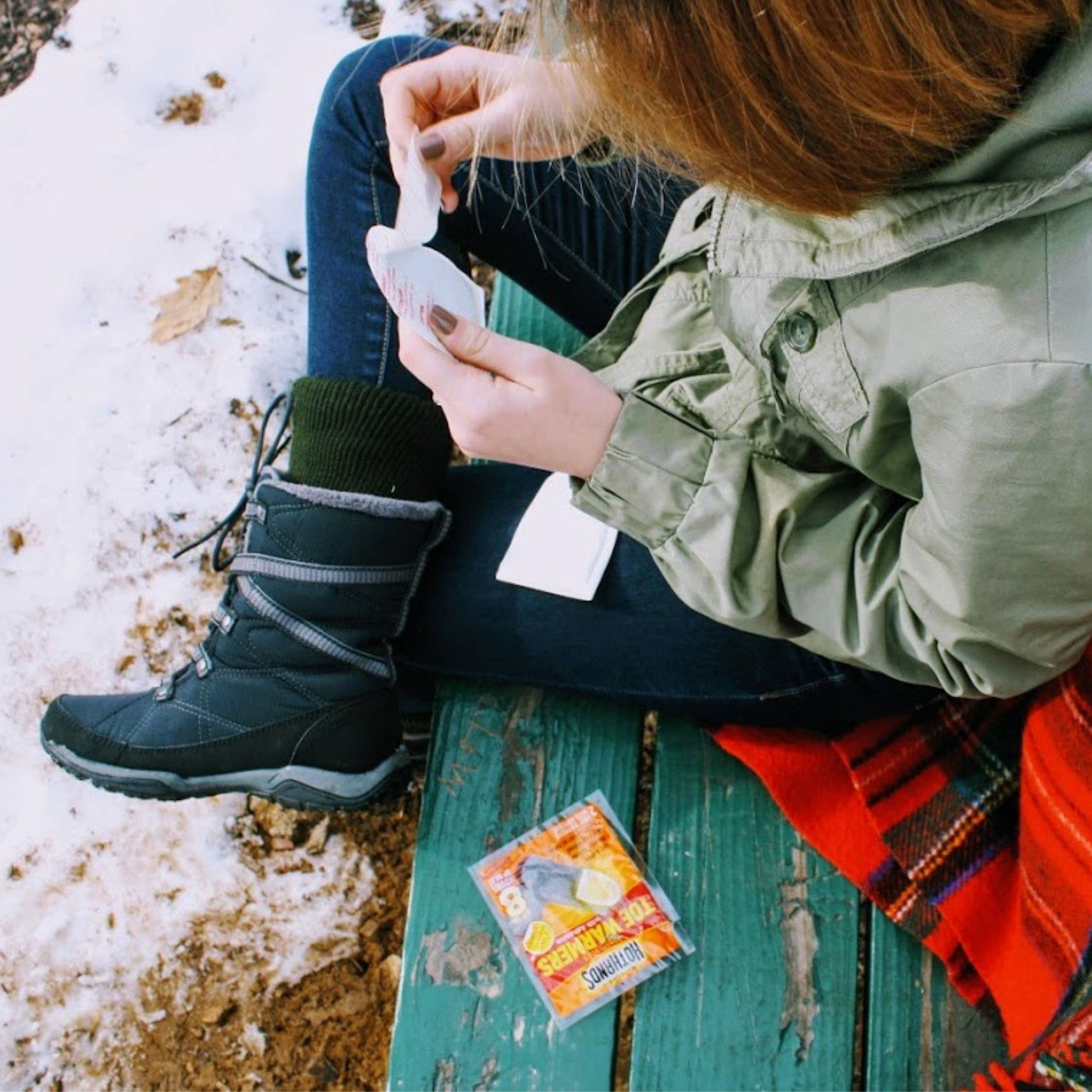 HotHands Toe Warmers - 40 Pairs, Long-Lasting Heat Up to 8 Hours, Odorless & Air-Activated Warmers for Winter Outdoor Activities - Perfect for Skiing, Hiking, Hunting & Cold Weather Work